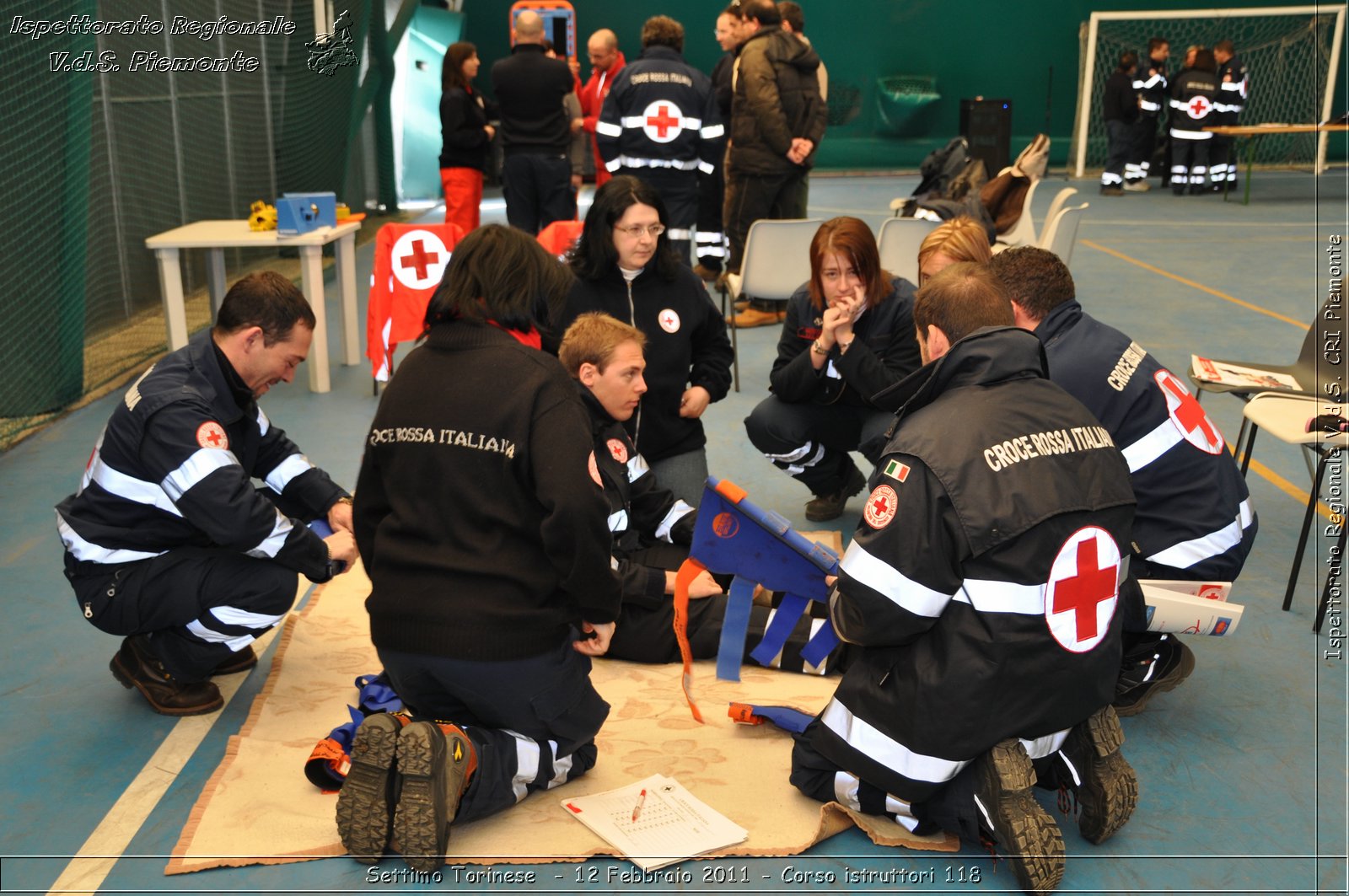 Settimo Torinese  - 12 Febbraio 2011 - Corso istruttori 118 -  Croce Rossa Italiana - Ispettorato Regionale Volontari del Soccorso Piemonte