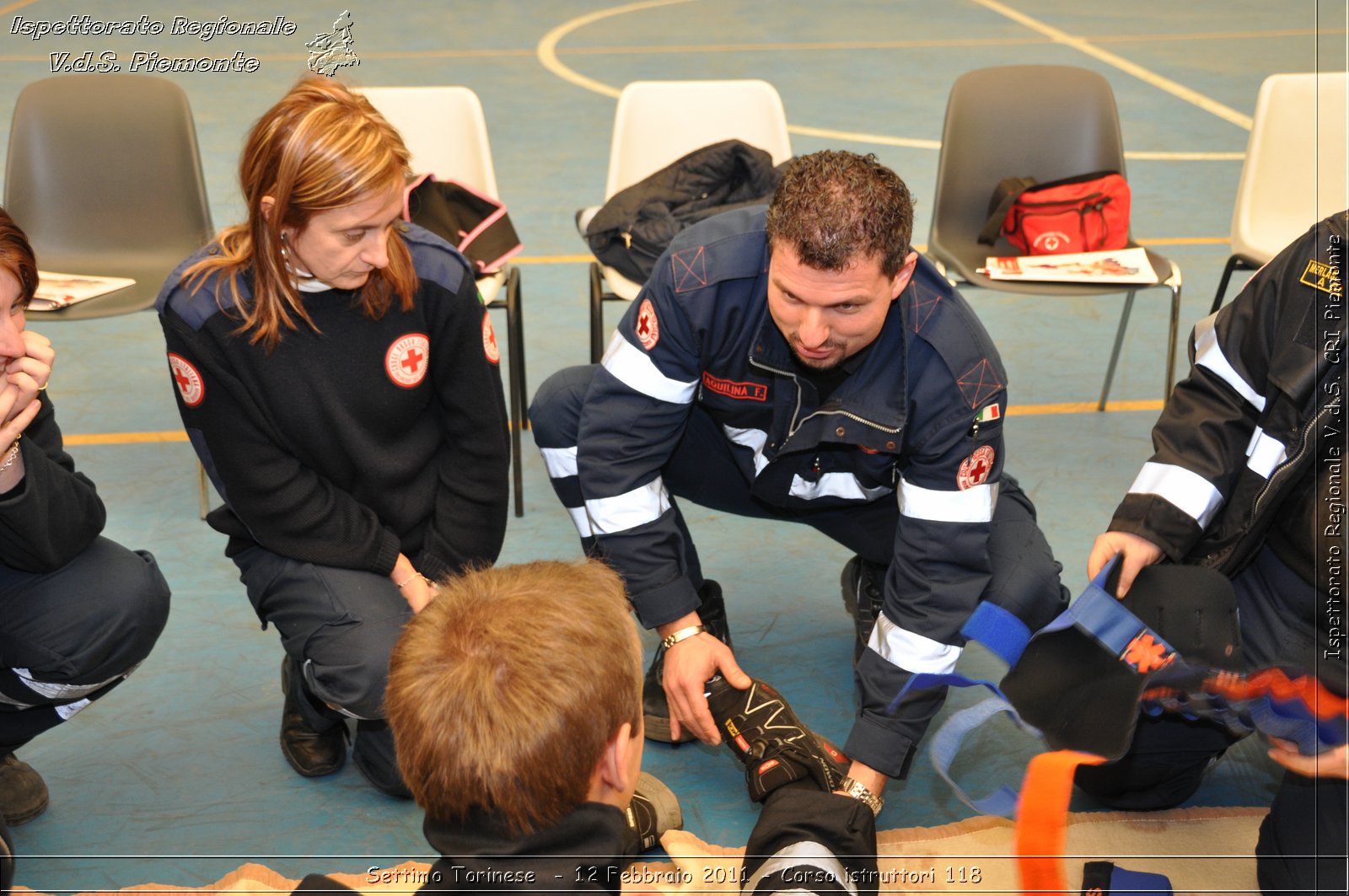 Settimo Torinese  - 12 Febbraio 2011 - Corso istruttori 118 -  Croce Rossa Italiana - Ispettorato Regionale Volontari del Soccorso Piemonte