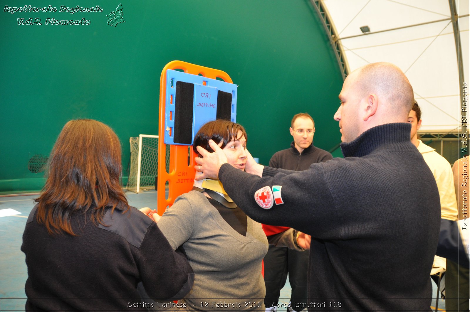 Settimo Torinese  - 12 Febbraio 2011 - Corso istruttori 118 -  Croce Rossa Italiana - Ispettorato Regionale Volontari del Soccorso Piemonte