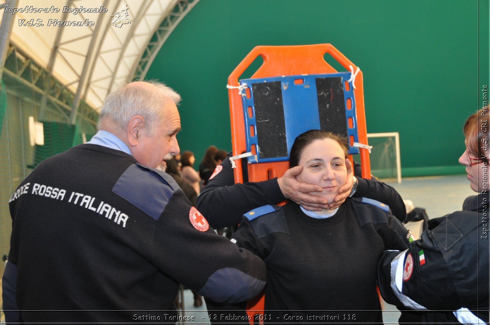 Settimo Torinese  - 12 Febbraio 2011 - Corso istruttori 118 -  Croce Rossa Italiana - Ispettorato Regionale Volontari del Soccorso Piemonte