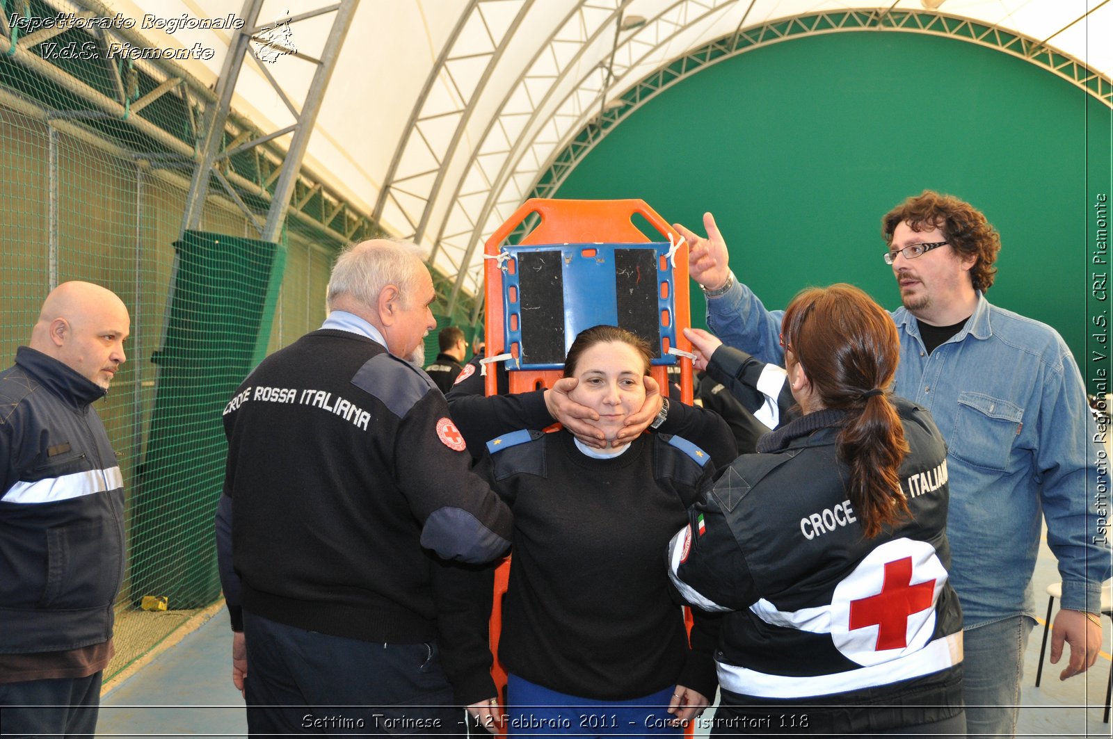 Settimo Torinese  - 12 Febbraio 2011 - Corso istruttori 118 -  Croce Rossa Italiana - Ispettorato Regionale Volontari del Soccorso Piemonte
