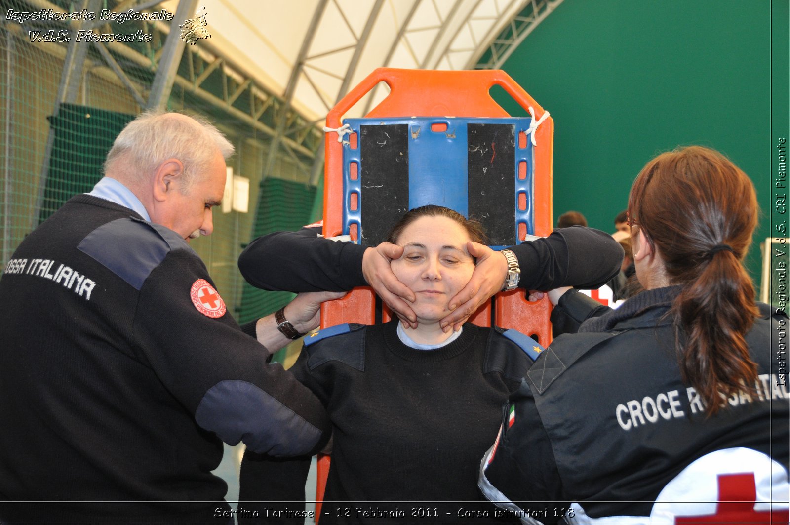 Settimo Torinese  - 12 Febbraio 2011 - Corso istruttori 118 -  Croce Rossa Italiana - Ispettorato Regionale Volontari del Soccorso Piemonte