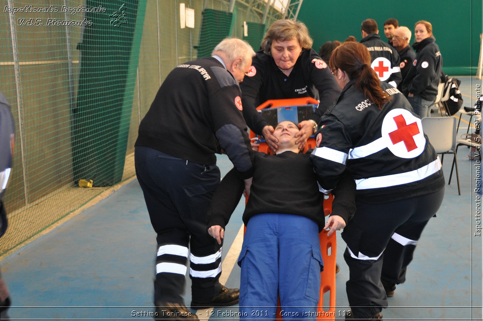 Settimo Torinese  - 12 Febbraio 2011 - Corso istruttori 118 -  Croce Rossa Italiana - Ispettorato Regionale Volontari del Soccorso Piemonte