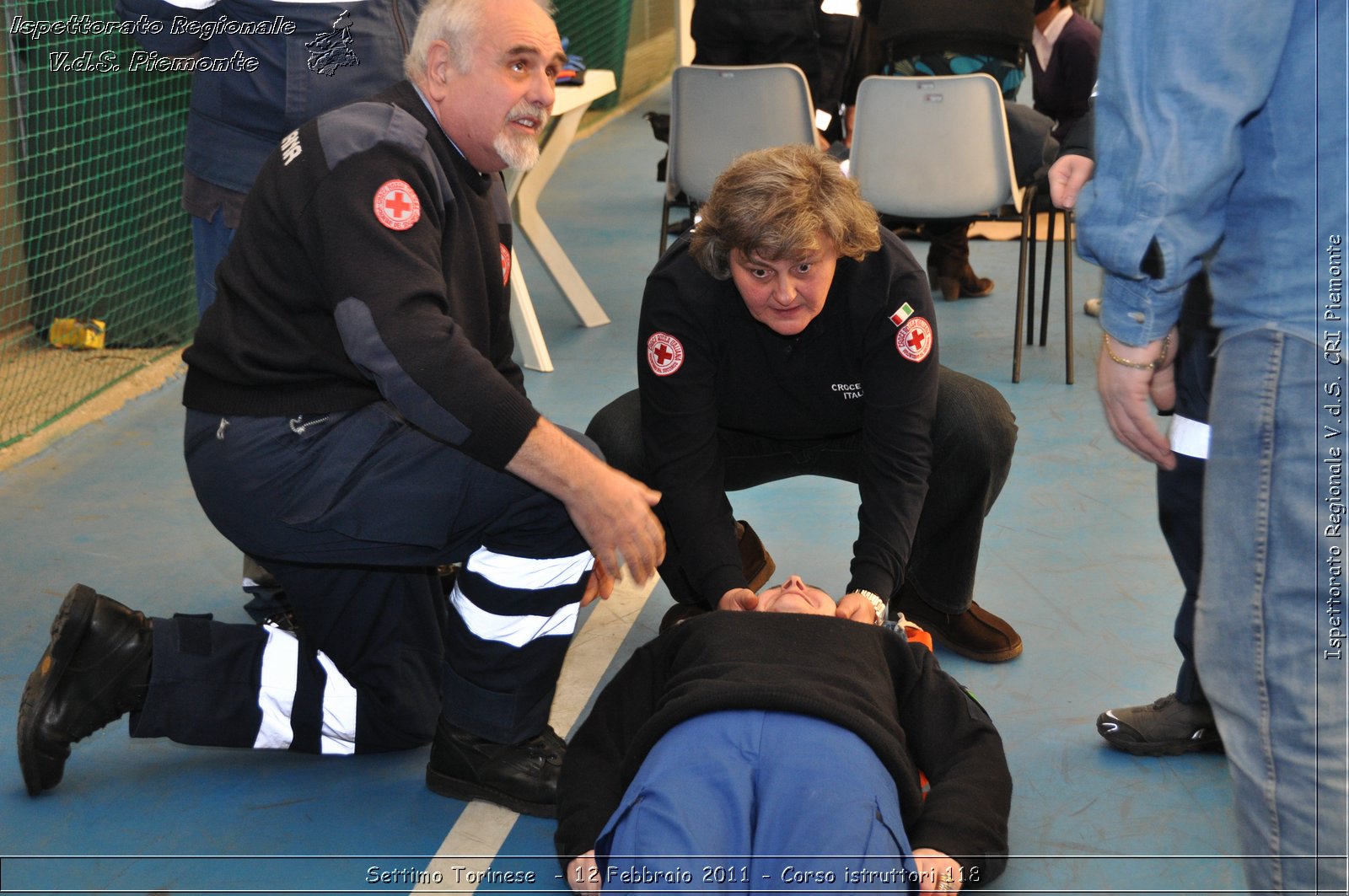 Settimo Torinese  - 12 Febbraio 2011 - Corso istruttori 118 -  Croce Rossa Italiana - Ispettorato Regionale Volontari del Soccorso Piemonte
