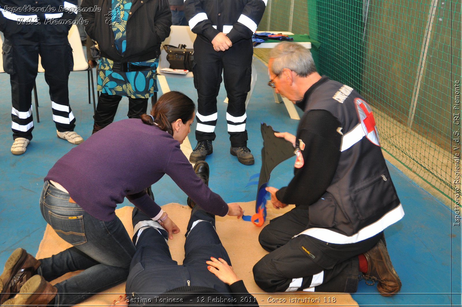 Settimo Torinese  - 12 Febbraio 2011 - Corso istruttori 118 -  Croce Rossa Italiana - Ispettorato Regionale Volontari del Soccorso Piemonte