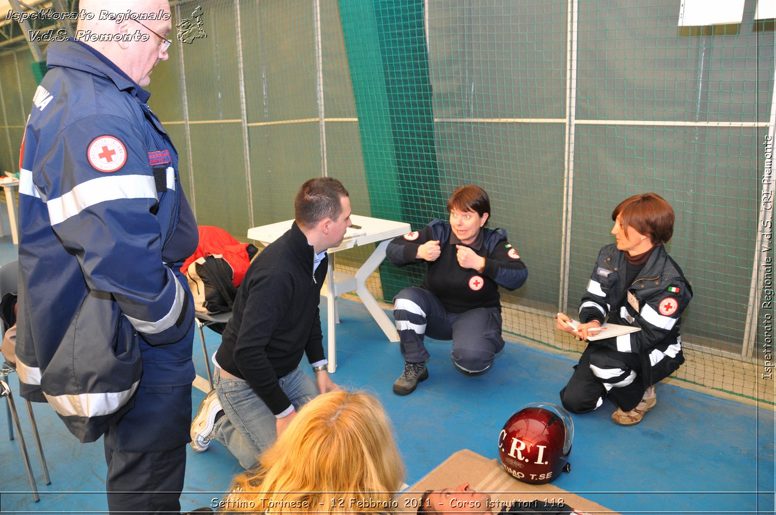 Settimo Torinese  - 12 Febbraio 2011 - Corso istruttori 118 -  Croce Rossa Italiana - Ispettorato Regionale Volontari del Soccorso Piemonte