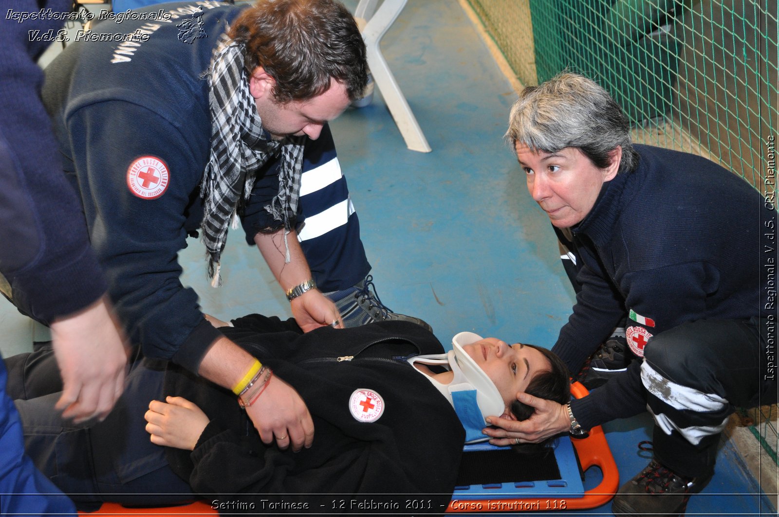 Settimo Torinese  - 12 Febbraio 2011 - Corso istruttori 118 -  Croce Rossa Italiana - Ispettorato Regionale Volontari del Soccorso Piemonte