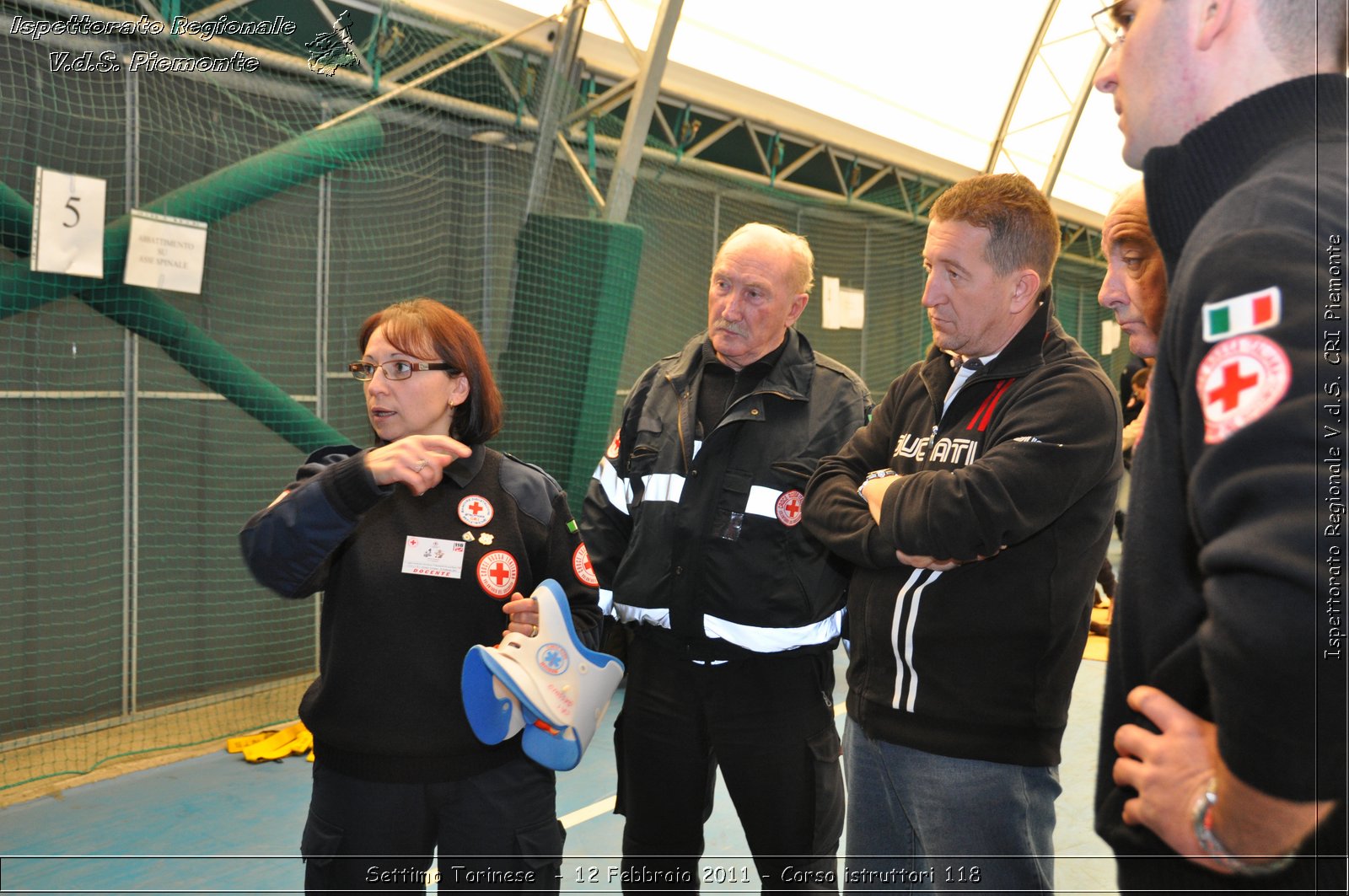 Settimo Torinese  - 12 Febbraio 2011 - Corso istruttori 118 -  Croce Rossa Italiana - Ispettorato Regionale Volontari del Soccorso Piemonte
