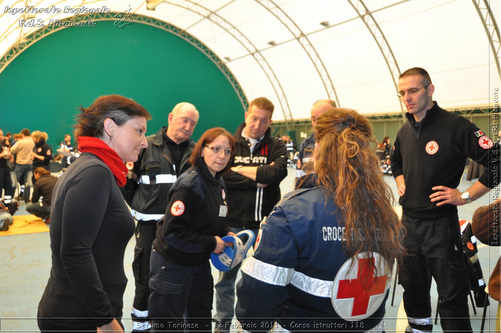 Settimo Torinese  - 12 Febbraio 2011 - Corso istruttori 118 -  Croce Rossa Italiana - Ispettorato Regionale Volontari del Soccorso Piemonte