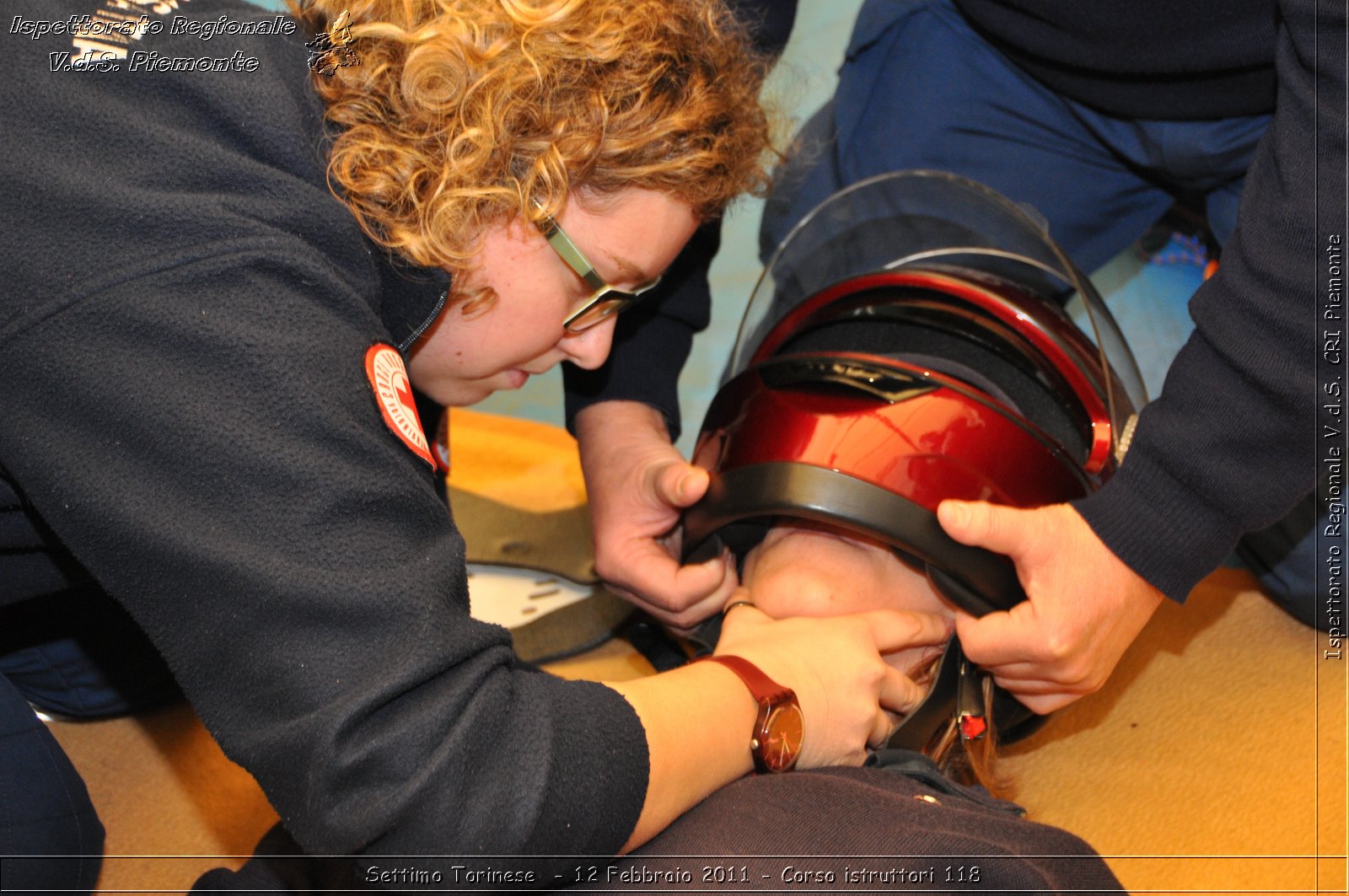 Settimo Torinese  - 12 Febbraio 2011 - Corso istruttori 118 -  Croce Rossa Italiana - Ispettorato Regionale Volontari del Soccorso Piemonte