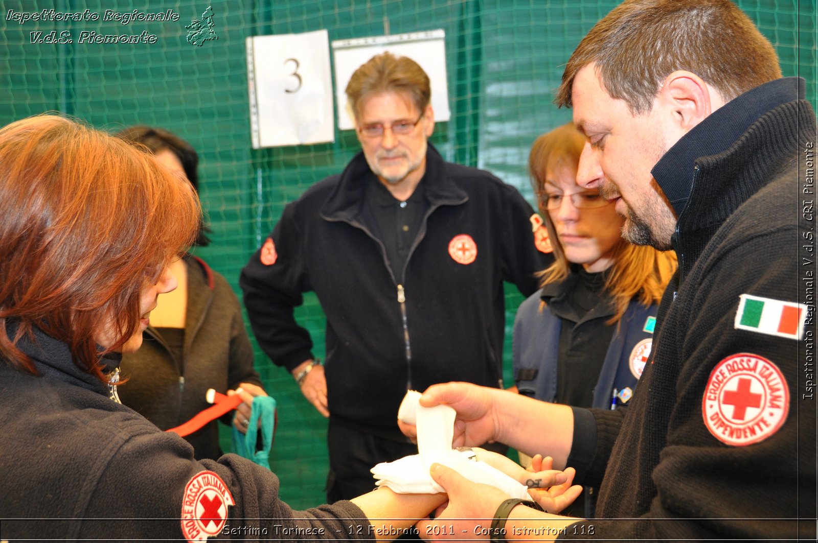 Settimo Torinese  - 12 Febbraio 2011 - Corso istruttori 118 -  Croce Rossa Italiana - Ispettorato Regionale Volontari del Soccorso Piemonte