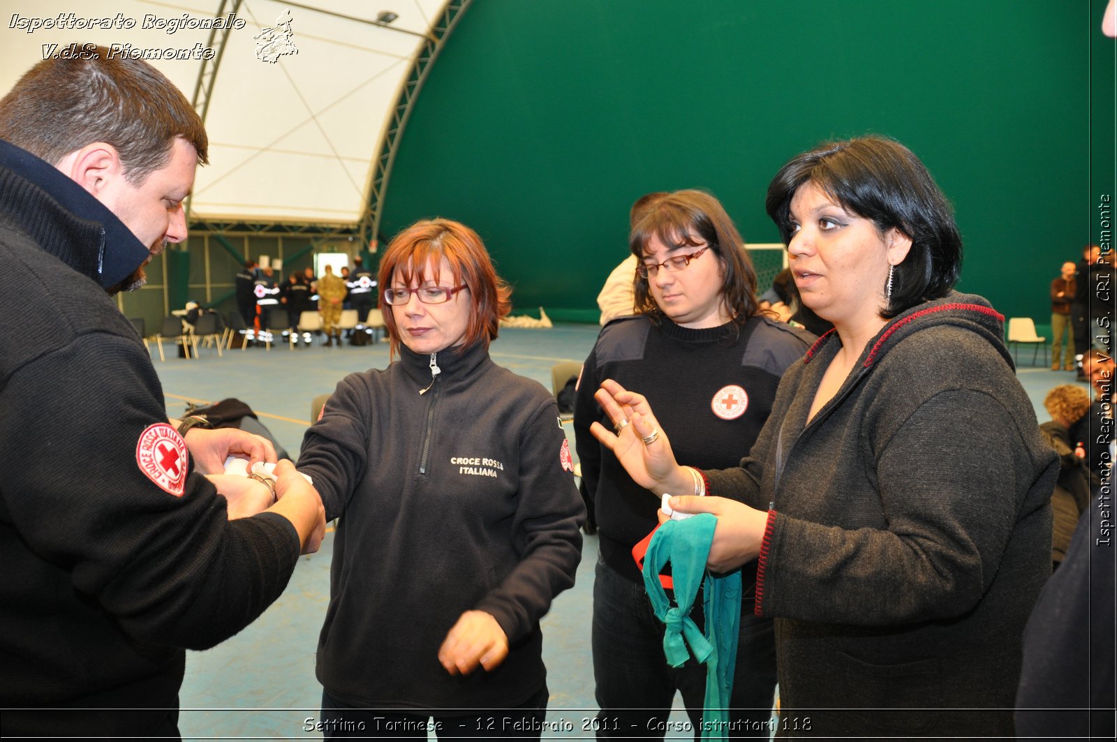Settimo Torinese  - 12 Febbraio 2011 - Corso istruttori 118 -  Croce Rossa Italiana - Ispettorato Regionale Volontari del Soccorso Piemonte