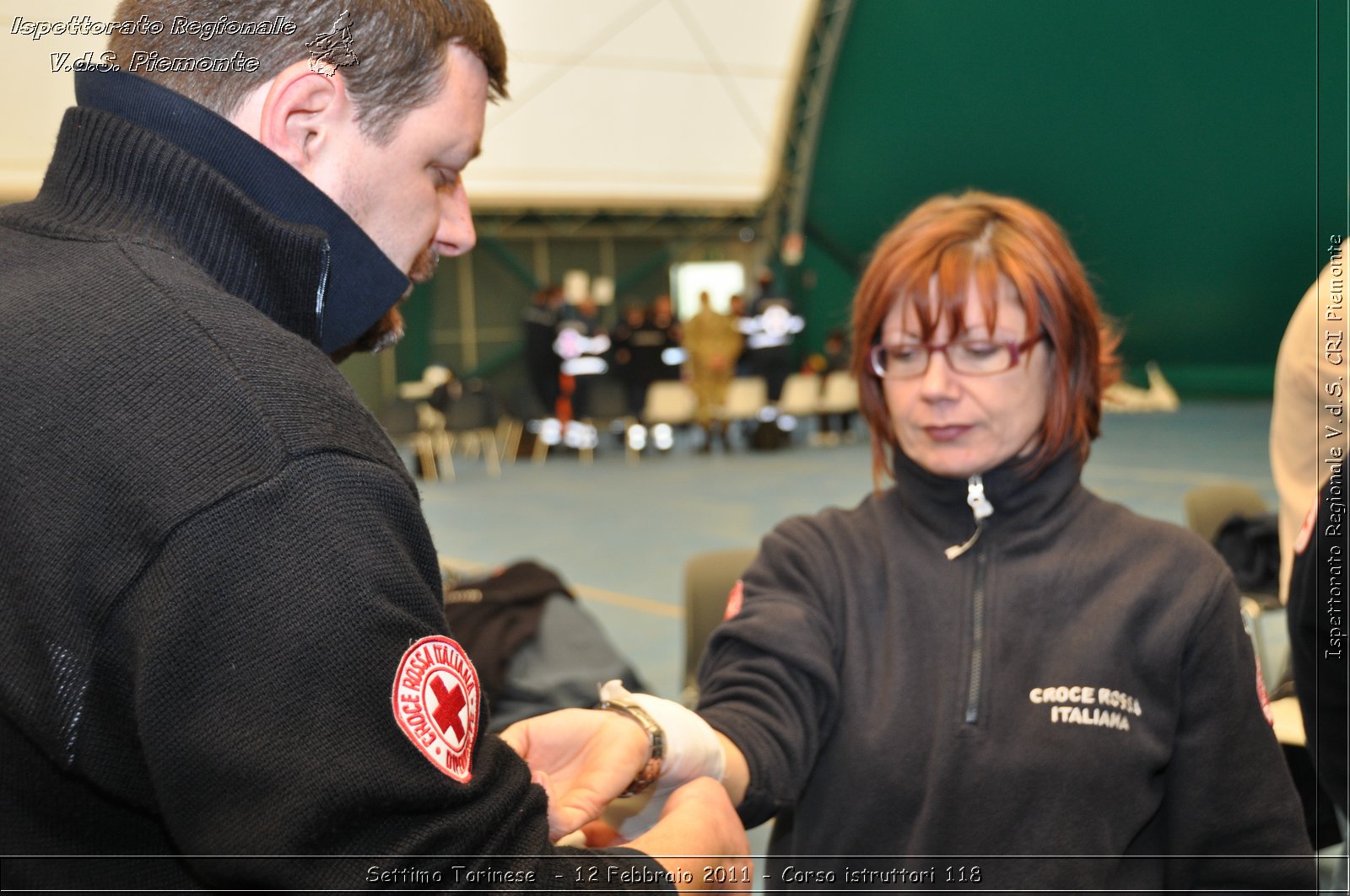 Settimo Torinese  - 12 Febbraio 2011 - Corso istruttori 118 -  Croce Rossa Italiana - Ispettorato Regionale Volontari del Soccorso Piemonte