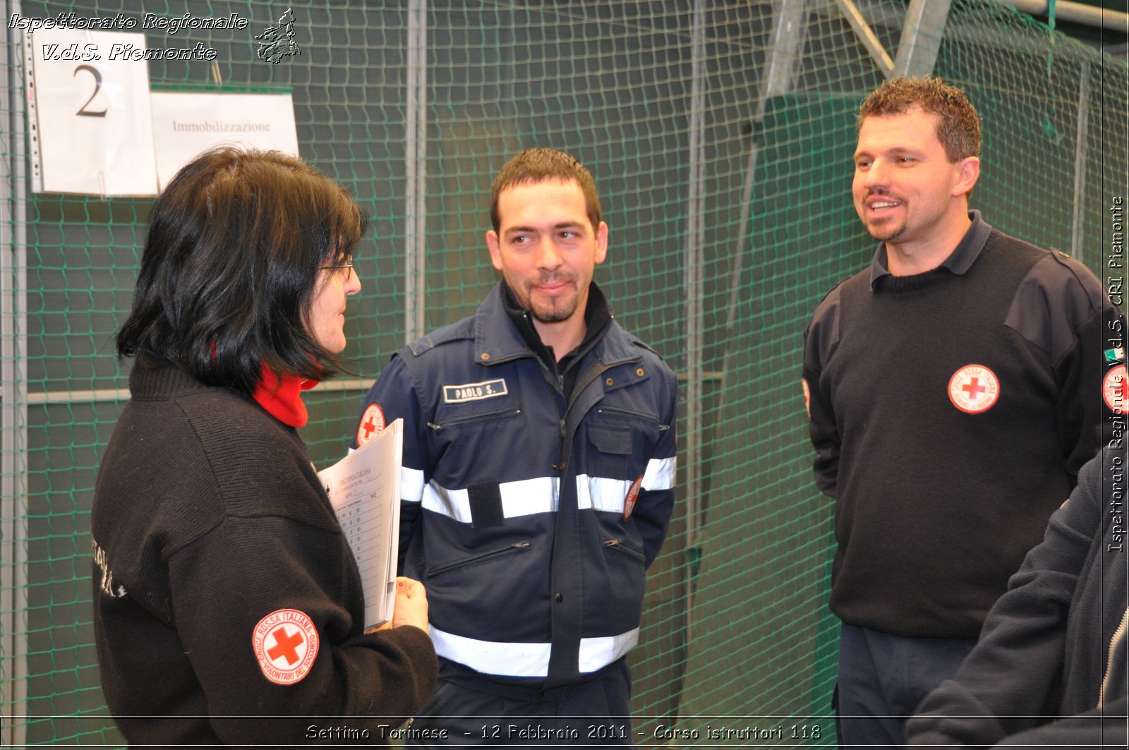 Settimo Torinese  - 12 Febbraio 2011 - Corso istruttori 118 -  Croce Rossa Italiana - Ispettorato Regionale Volontari del Soccorso Piemonte