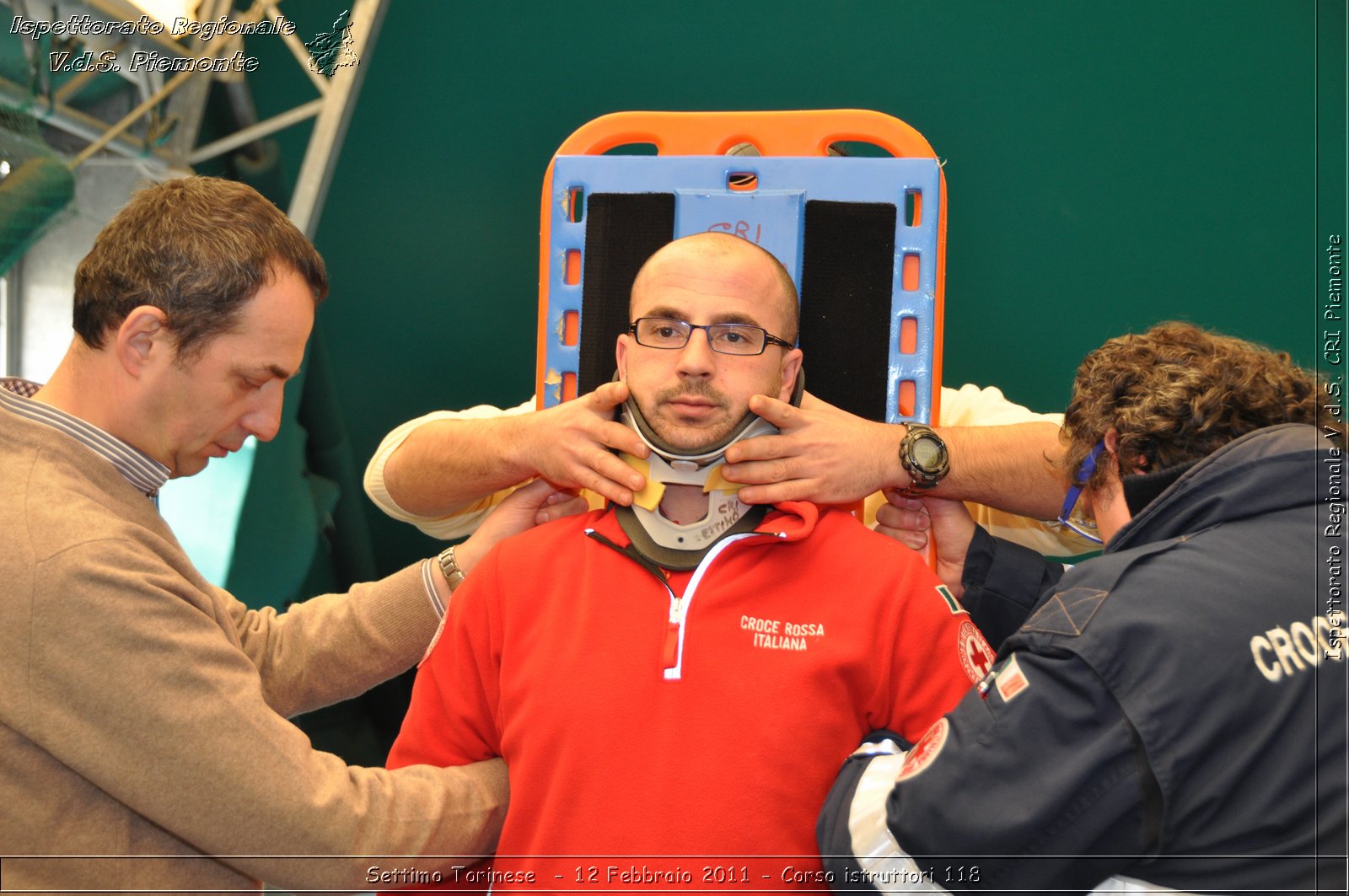 Settimo Torinese  - 12 Febbraio 2011 - Corso istruttori 118 -  Croce Rossa Italiana - Ispettorato Regionale Volontari del Soccorso Piemonte