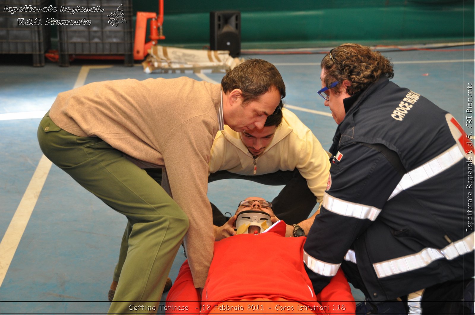 Settimo Torinese  - 12 Febbraio 2011 - Corso istruttori 118 -  Croce Rossa Italiana - Ispettorato Regionale Volontari del Soccorso Piemonte