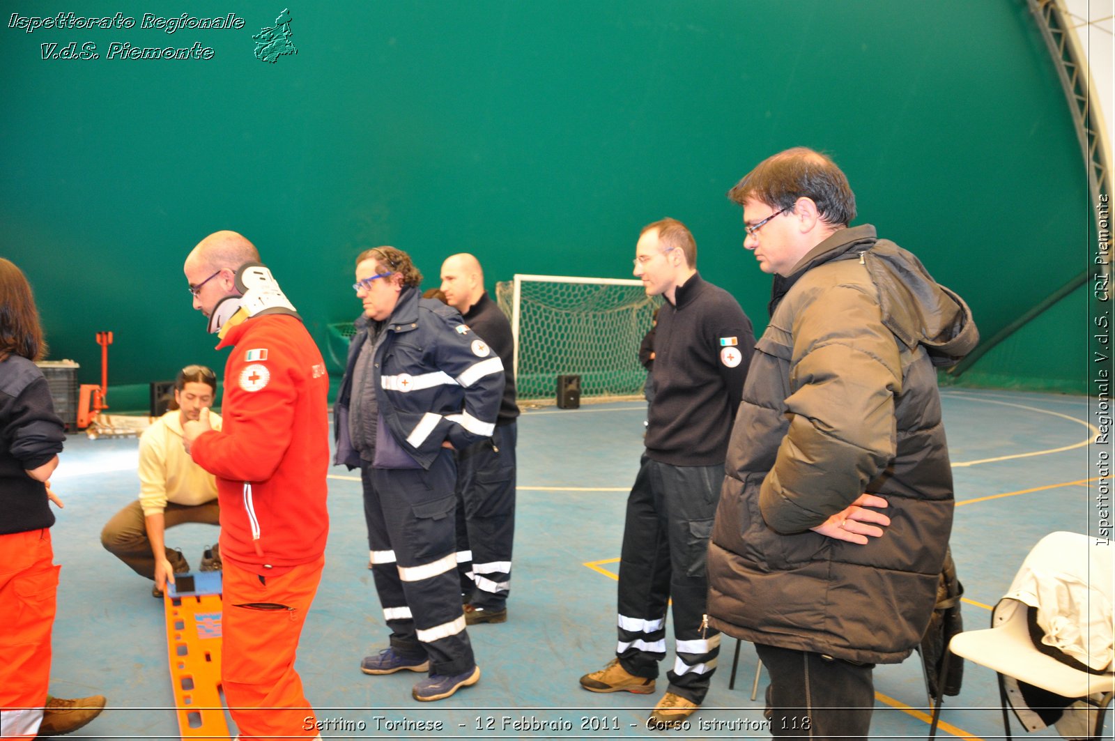 Settimo Torinese  - 12 Febbraio 2011 - Corso istruttori 118 -  Croce Rossa Italiana - Ispettorato Regionale Volontari del Soccorso Piemonte