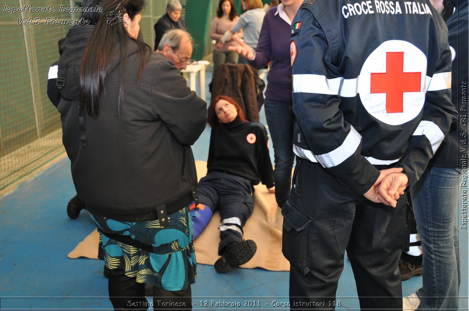 Settimo Torinese  - 12 Febbraio 2011 - Corso istruttori 118 -  Croce Rossa Italiana - Ispettorato Regionale Volontari del Soccorso Piemonte