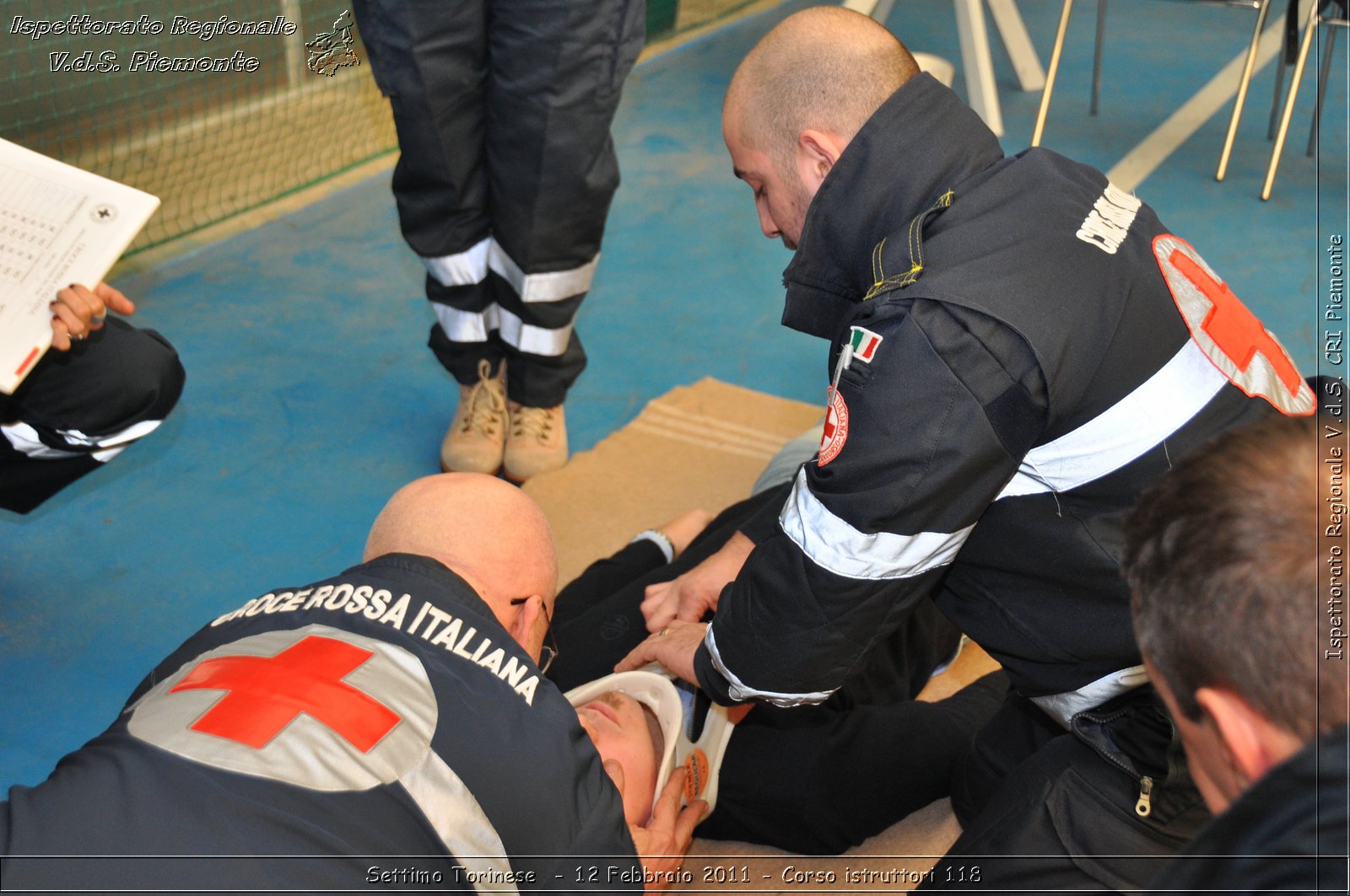 Settimo Torinese  - 12 Febbraio 2011 - Corso istruttori 118 -  Croce Rossa Italiana - Ispettorato Regionale Volontari del Soccorso Piemonte