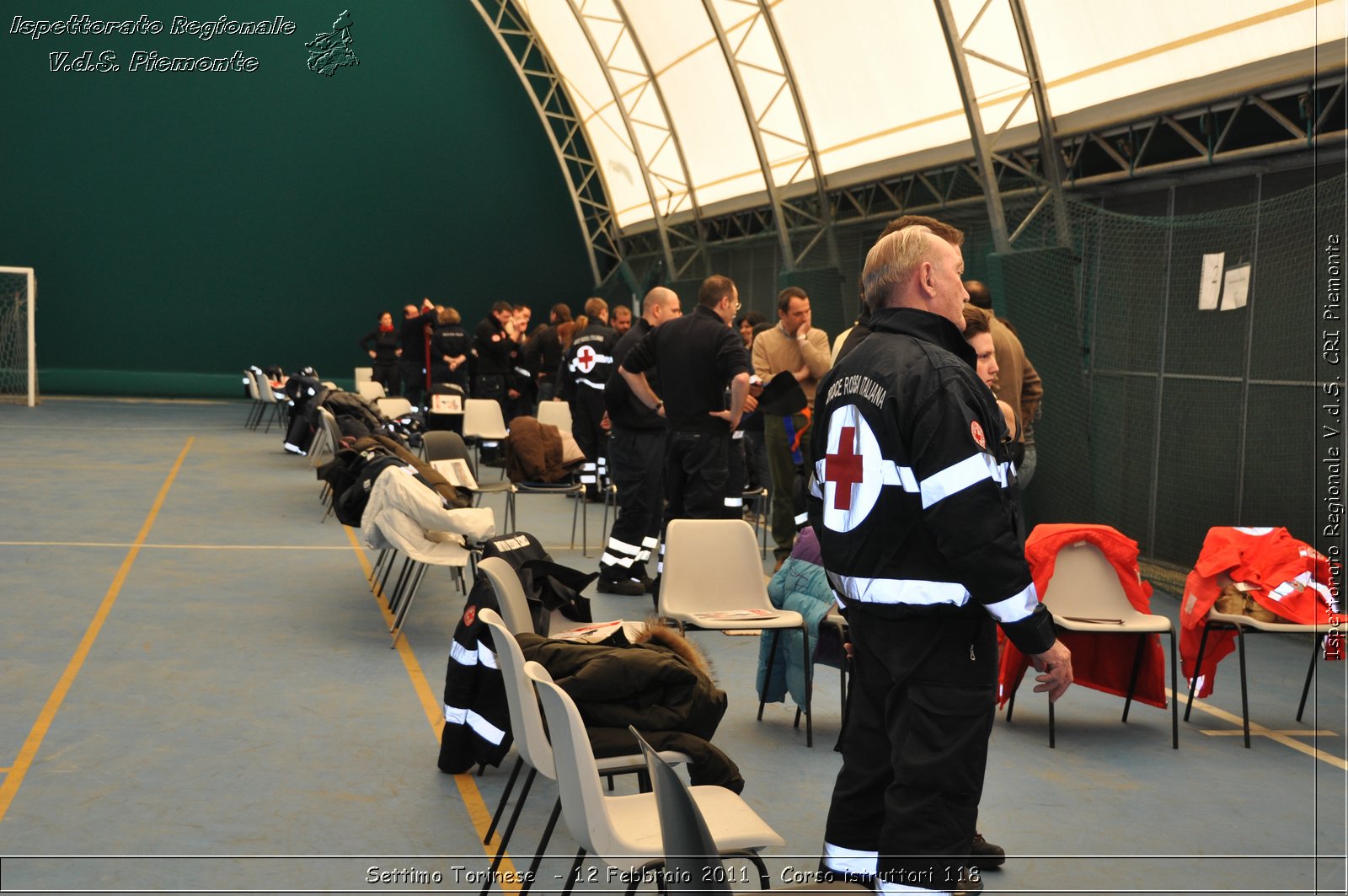 Settimo Torinese  - 12 Febbraio 2011 - Corso istruttori 118 -  Croce Rossa Italiana - Ispettorato Regionale Volontari del Soccorso Piemonte