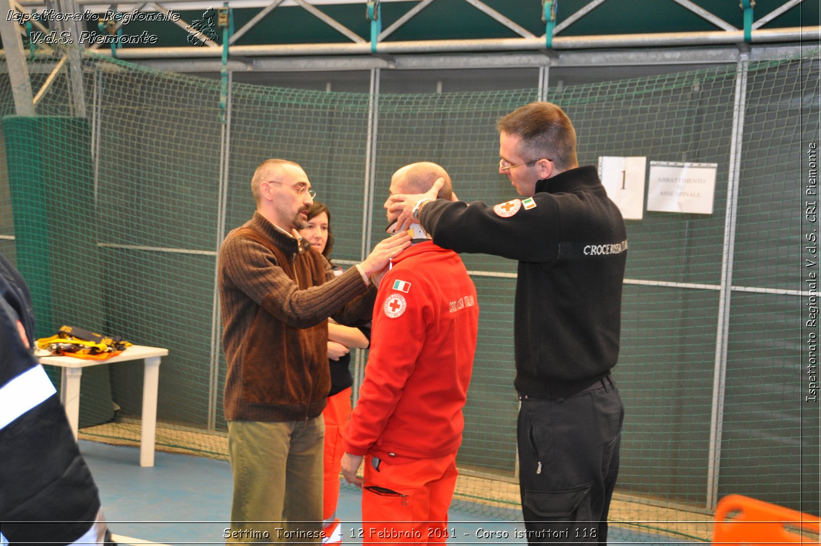 Settimo Torinese  - 12 Febbraio 2011 - Corso istruttori 118 -  Croce Rossa Italiana - Ispettorato Regionale Volontari del Soccorso Piemonte