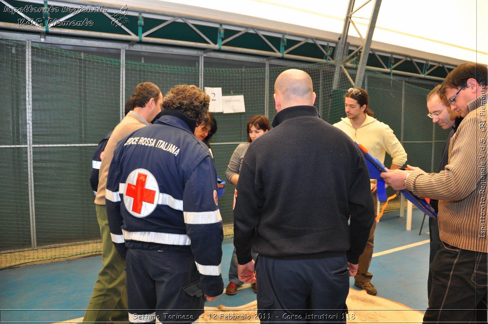 Settimo Torinese  - 12 Febbraio 2011 - Corso istruttori 118 -  Croce Rossa Italiana - Ispettorato Regionale Volontari del Soccorso Piemonte