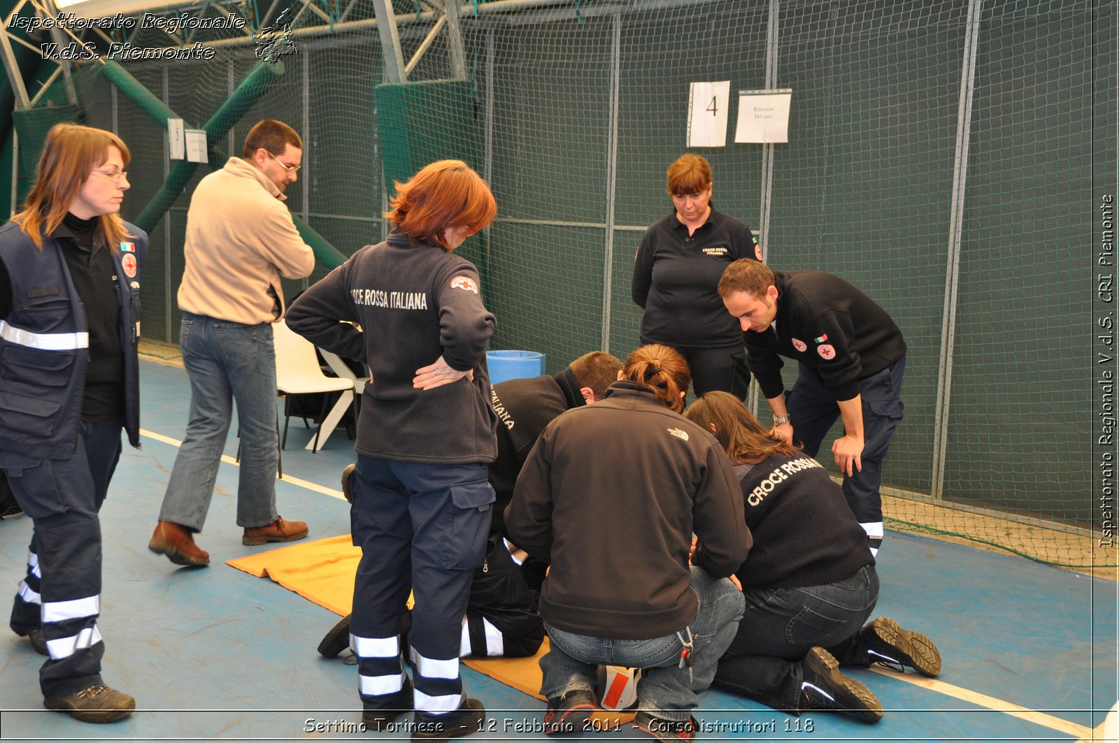 Settimo Torinese  - 12 Febbraio 2011 - Corso istruttori 118 -  Croce Rossa Italiana - Ispettorato Regionale Volontari del Soccorso Piemonte