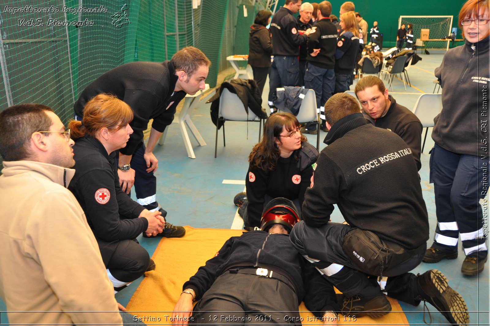 Settimo Torinese  - 12 Febbraio 2011 - Corso istruttori 118 -  Croce Rossa Italiana - Ispettorato Regionale Volontari del Soccorso Piemonte