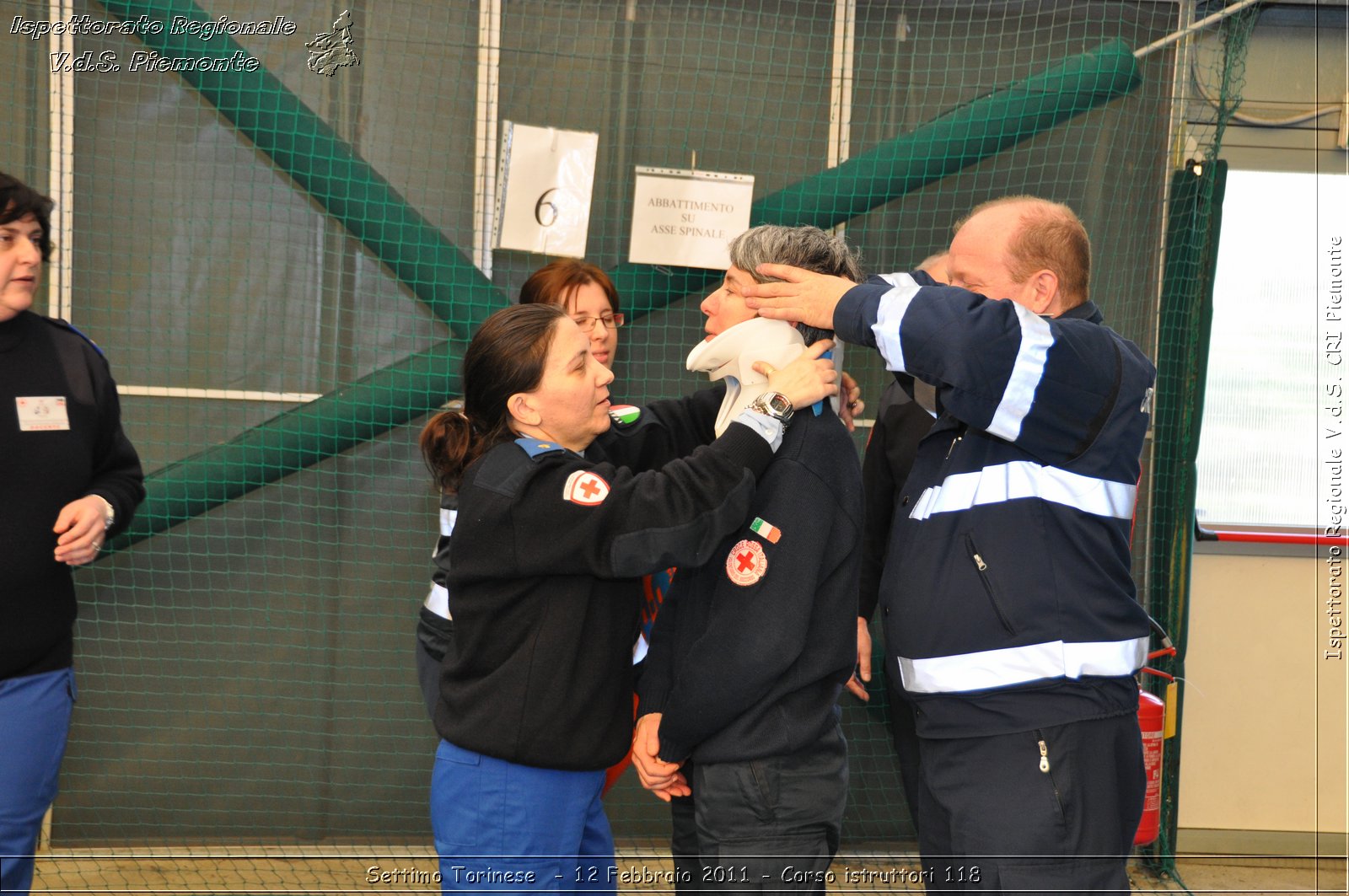 Settimo Torinese  - 12 Febbraio 2011 - Corso istruttori 118 -  Croce Rossa Italiana - Ispettorato Regionale Volontari del Soccorso Piemonte