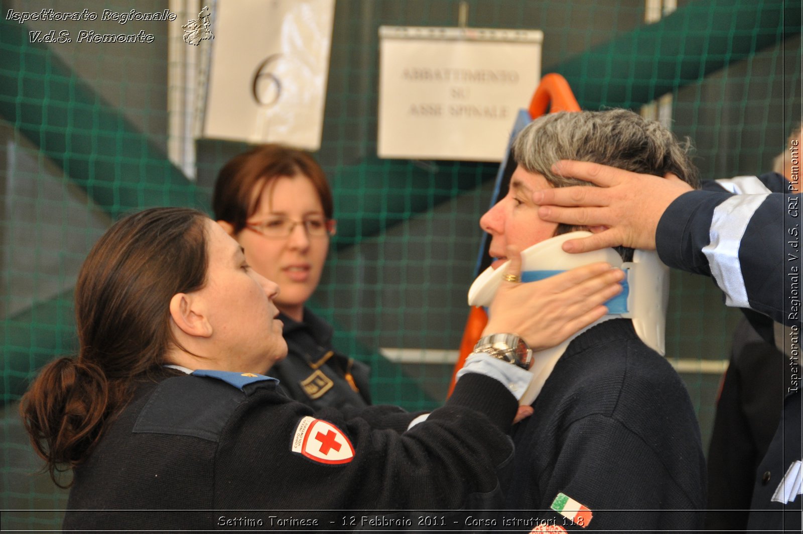 Settimo Torinese  - 12 Febbraio 2011 - Corso istruttori 118 -  Croce Rossa Italiana - Ispettorato Regionale Volontari del Soccorso Piemonte