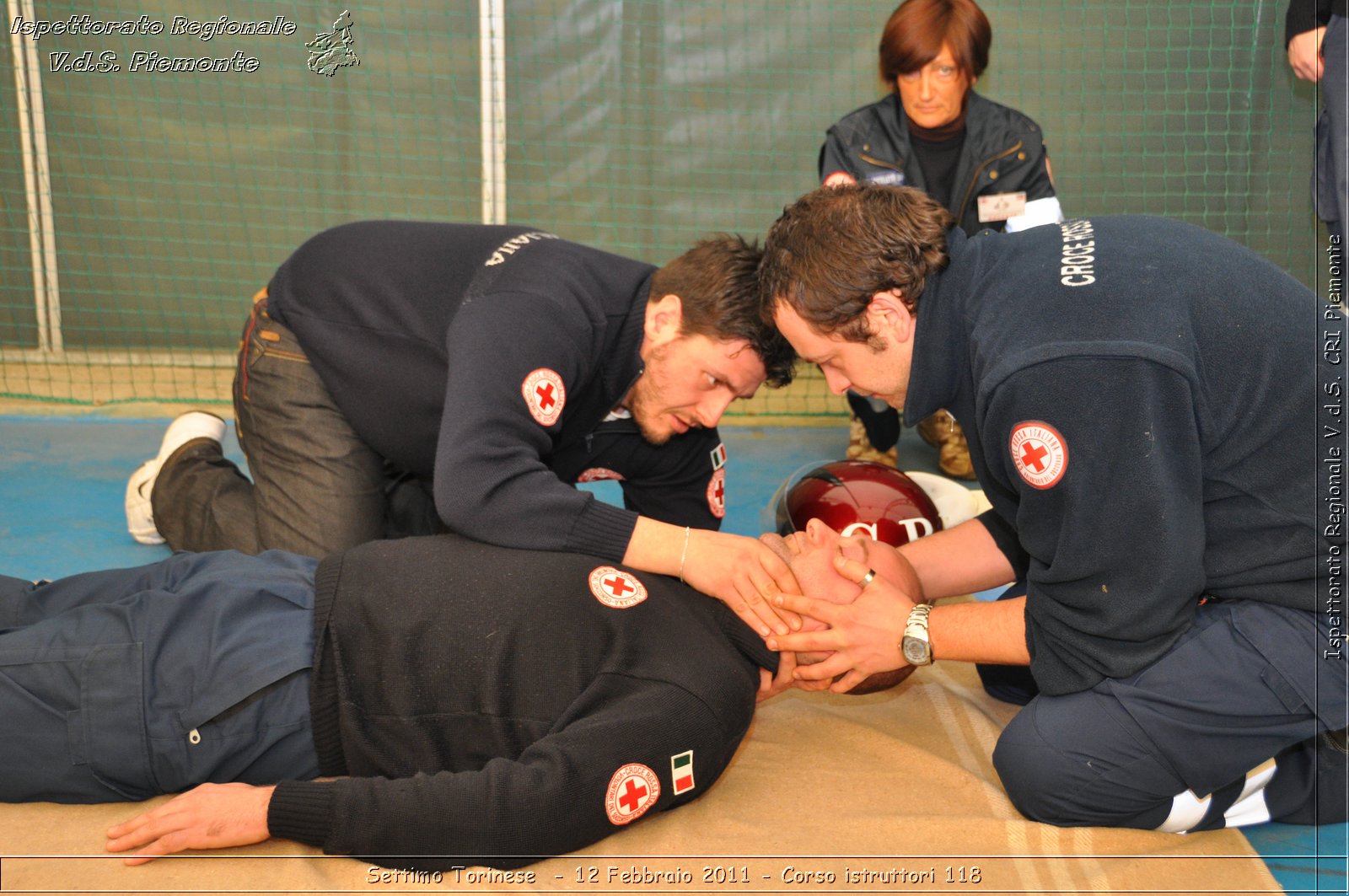 Settimo Torinese  - 12 Febbraio 2011 - Corso istruttori 118 -  Croce Rossa Italiana - Ispettorato Regionale Volontari del Soccorso Piemonte