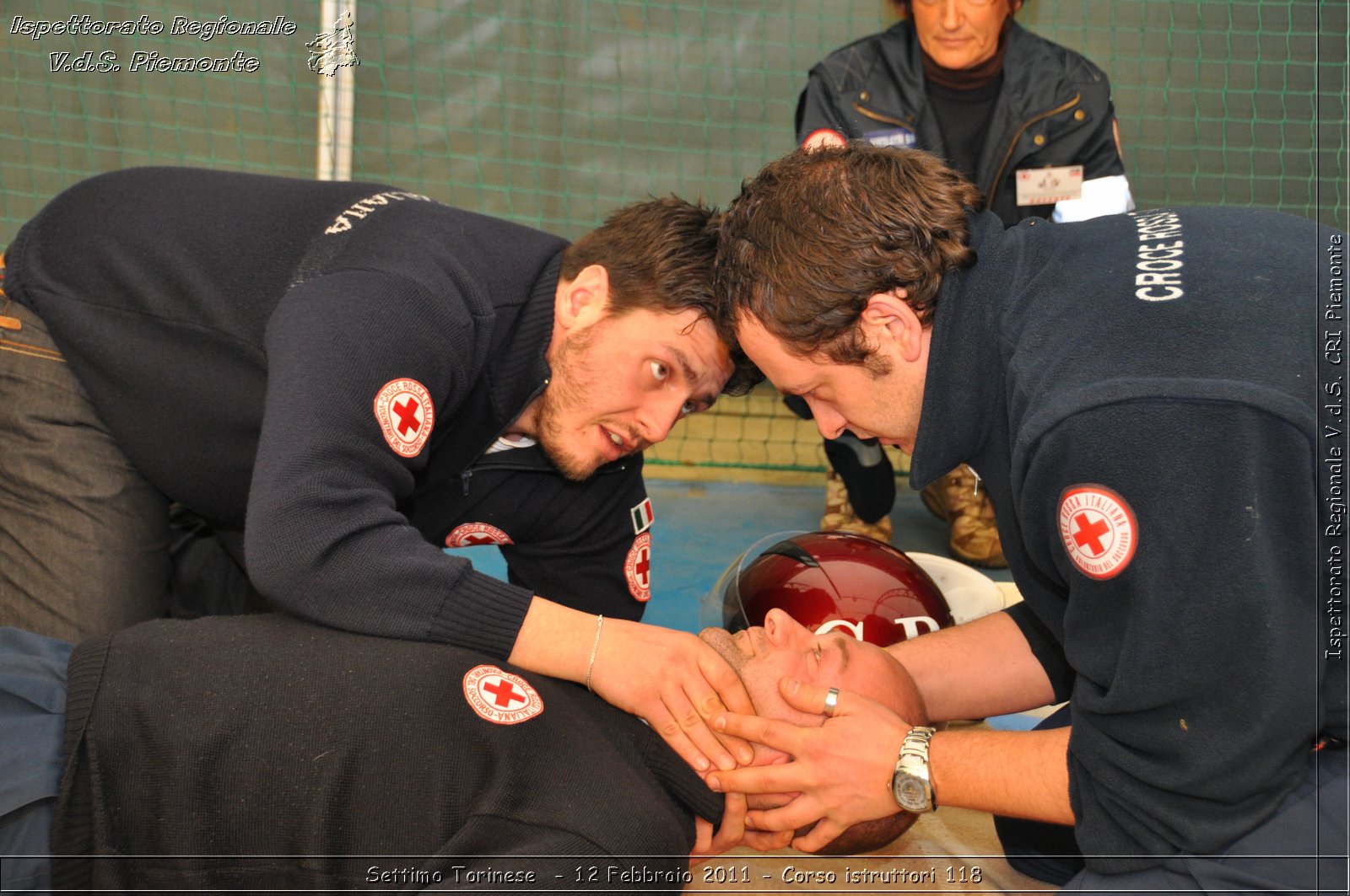 Settimo Torinese  - 12 Febbraio 2011 - Corso istruttori 118 -  Croce Rossa Italiana - Ispettorato Regionale Volontari del Soccorso Piemonte