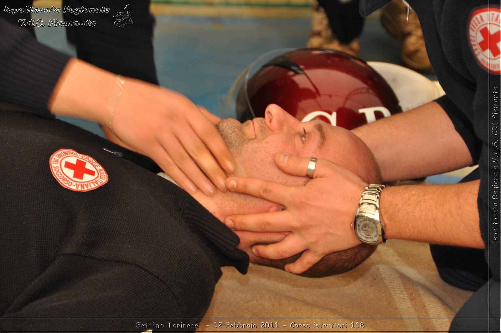 Settimo Torinese  - 12 Febbraio 2011 - Corso istruttori 118 -  Croce Rossa Italiana - Ispettorato Regionale Volontari del Soccorso Piemonte