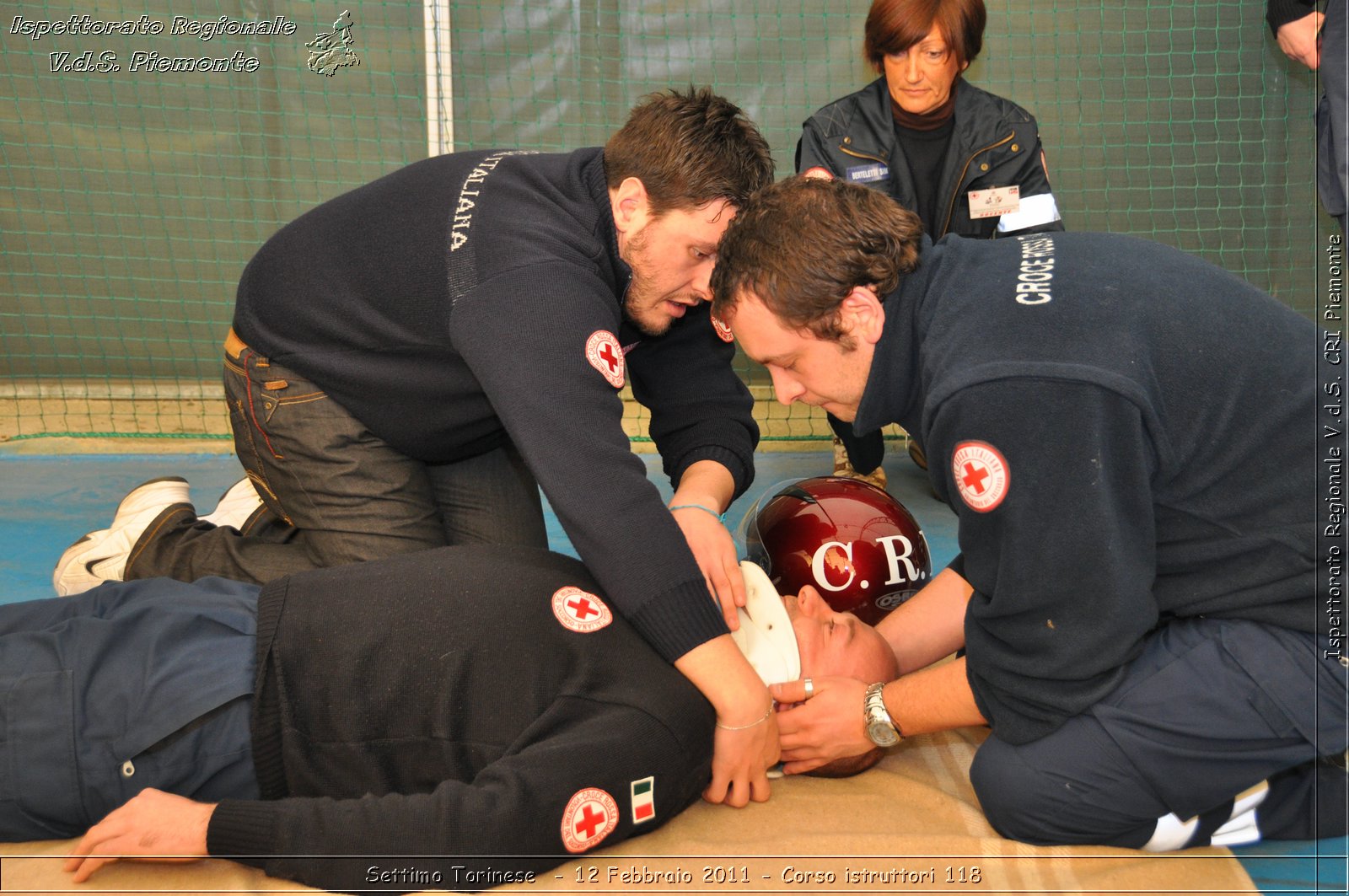 Settimo Torinese  - 12 Febbraio 2011 - Corso istruttori 118 -  Croce Rossa Italiana - Ispettorato Regionale Volontari del Soccorso Piemonte