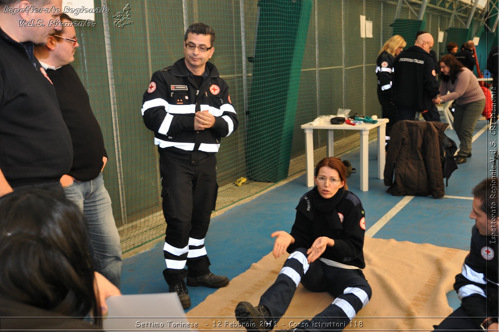 Settimo Torinese  - 12 Febbraio 2011 - Corso istruttori 118 -  Croce Rossa Italiana - Ispettorato Regionale Volontari del Soccorso Piemonte