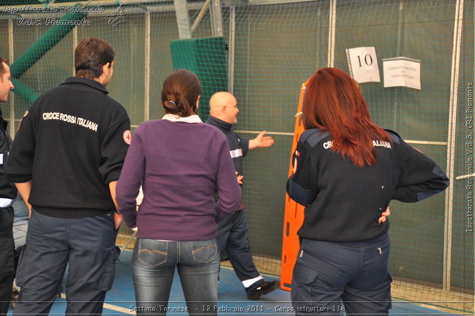 Settimo Torinese  - 12 Febbraio 2011 - Corso istruttori 118 -  Croce Rossa Italiana - Ispettorato Regionale Volontari del Soccorso Piemonte