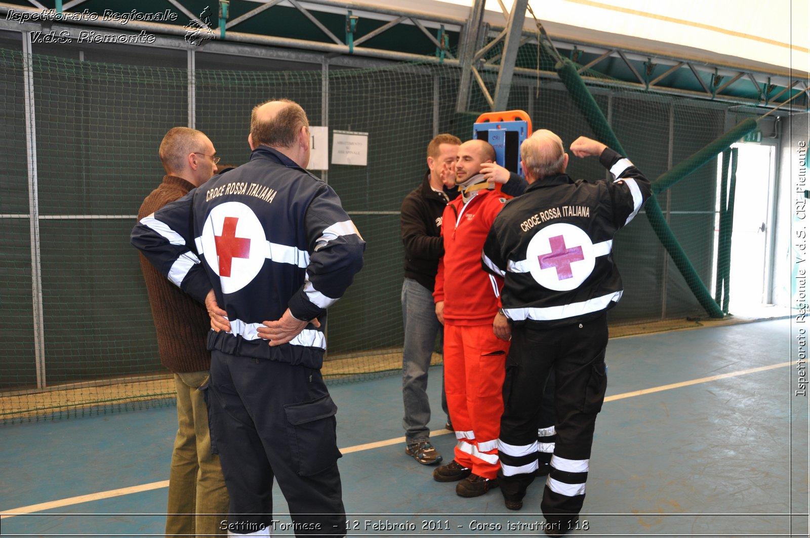 Settimo Torinese  - 12 Febbraio 2011 - Corso istruttori 118 -  Croce Rossa Italiana - Ispettorato Regionale Volontari del Soccorso Piemonte