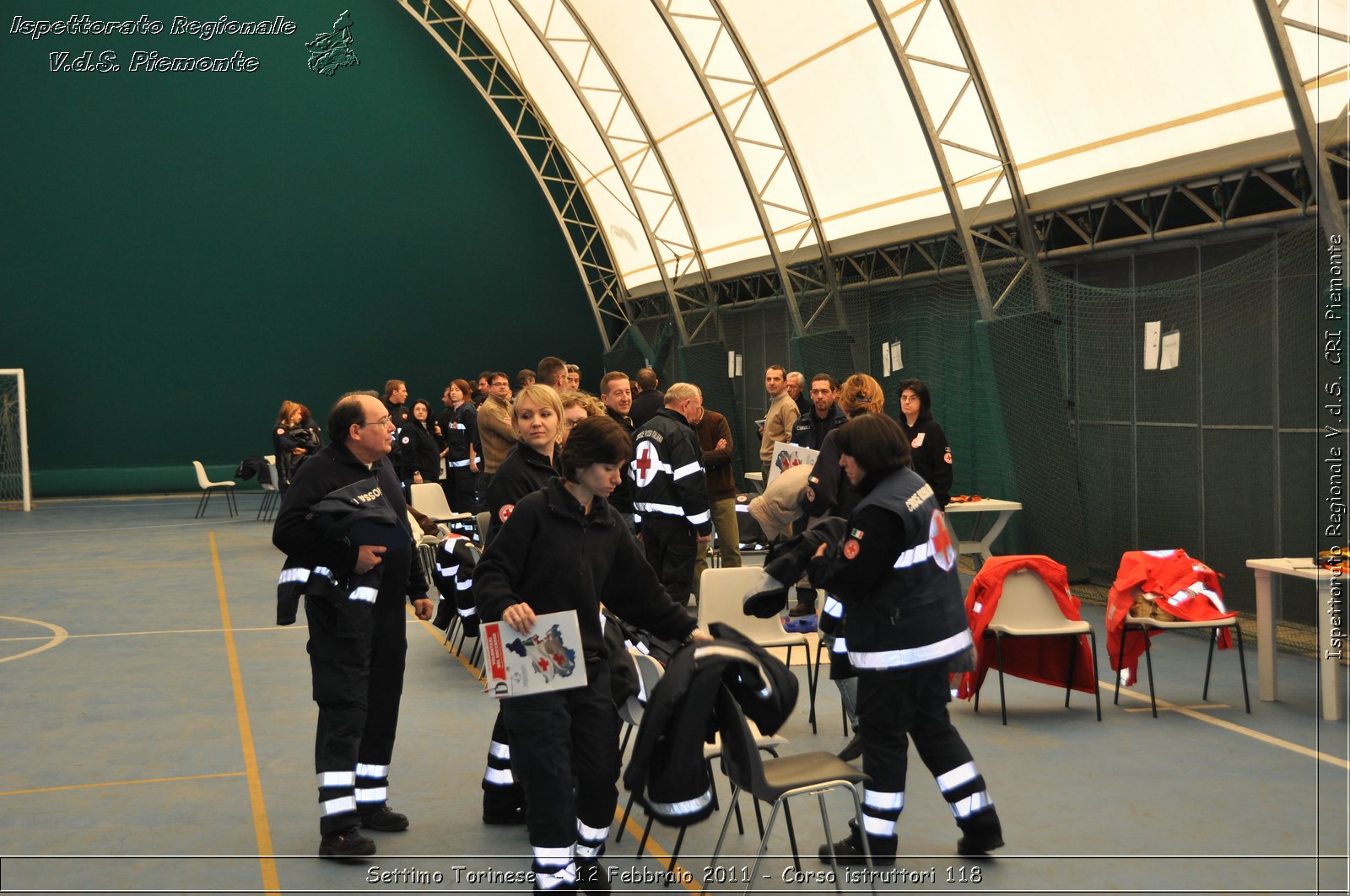 Settimo Torinese  - 12 Febbraio 2011 - Corso istruttori 118 -  Croce Rossa Italiana - Ispettorato Regionale Volontari del Soccorso Piemonte