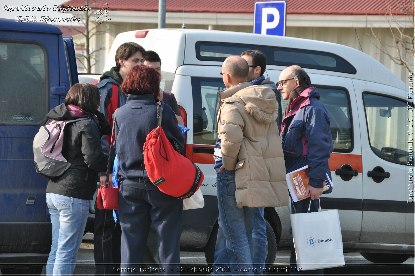 Settimo Torinese  - 12 Febbraio 2011 - Corso istruttori 118 -  Croce Rossa Italiana - Ispettorato Regionale Volontari del Soccorso Piemonte