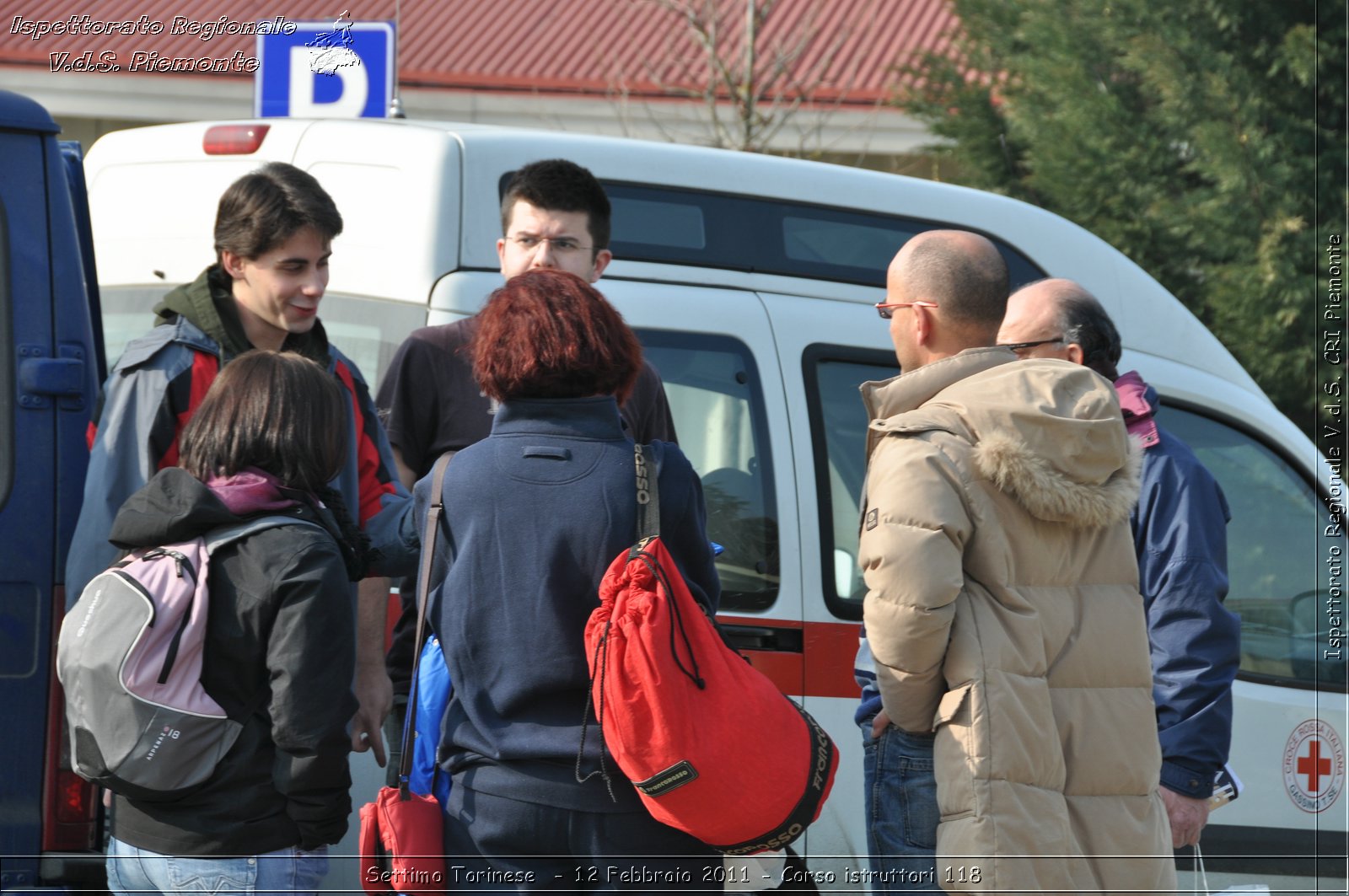 Settimo Torinese  - 12 Febbraio 2011 - Corso istruttori 118 -  Croce Rossa Italiana - Ispettorato Regionale Volontari del Soccorso Piemonte