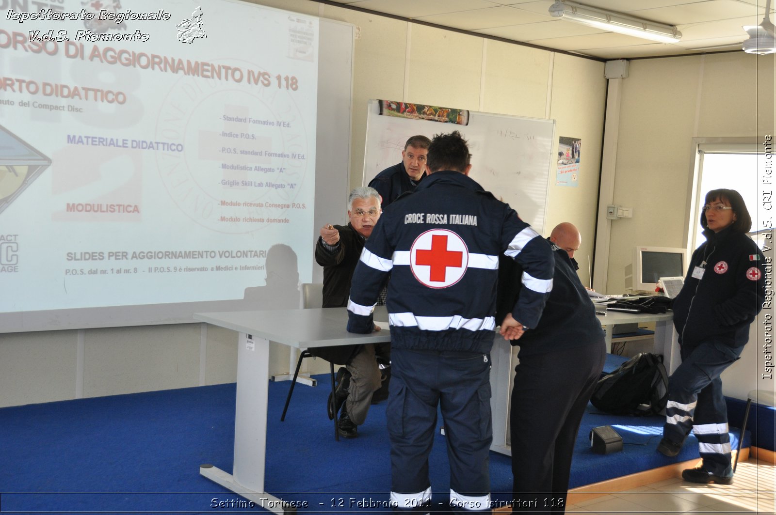 Settimo Torinese  - 12 Febbraio 2011 - Corso istruttori 118 -  Croce Rossa Italiana - Ispettorato Regionale Volontari del Soccorso Piemonte