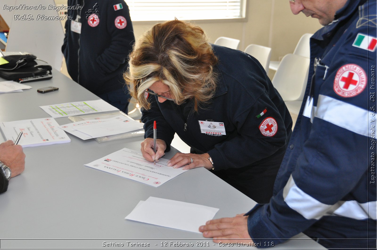 Settimo Torinese  - 12 Febbraio 2011 - Corso istruttori 118 -  Croce Rossa Italiana - Ispettorato Regionale Volontari del Soccorso Piemonte