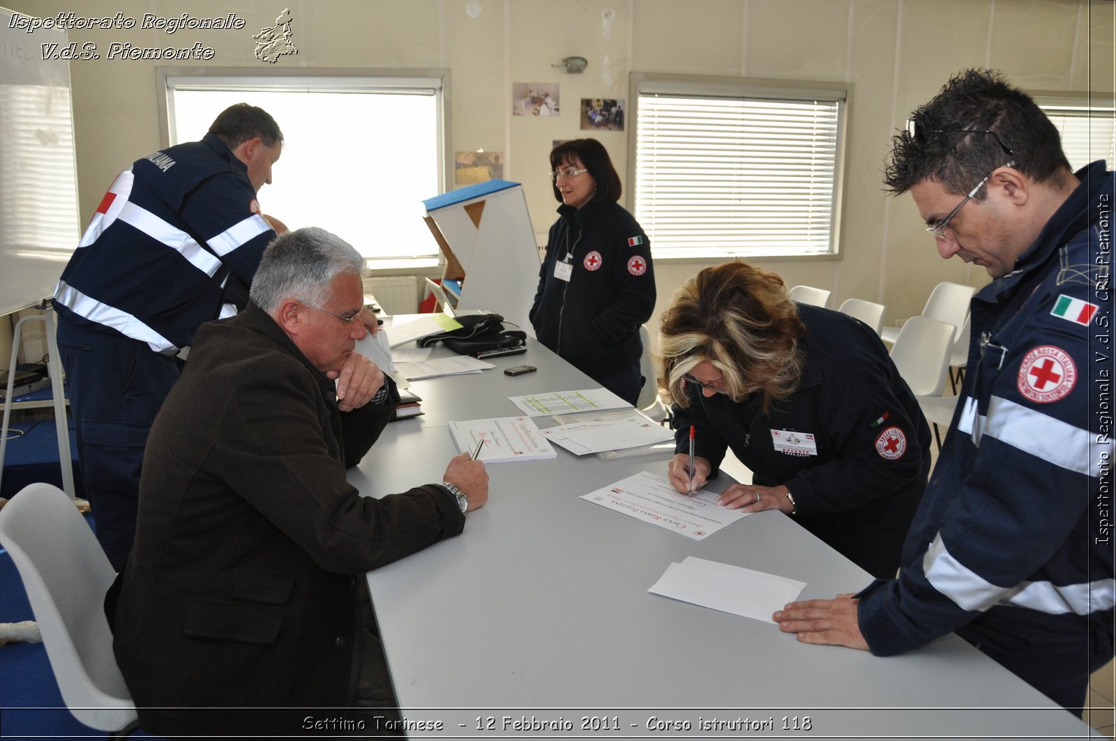 Settimo Torinese  - 12 Febbraio 2011 - Corso istruttori 118 -  Croce Rossa Italiana - Ispettorato Regionale Volontari del Soccorso Piemonte