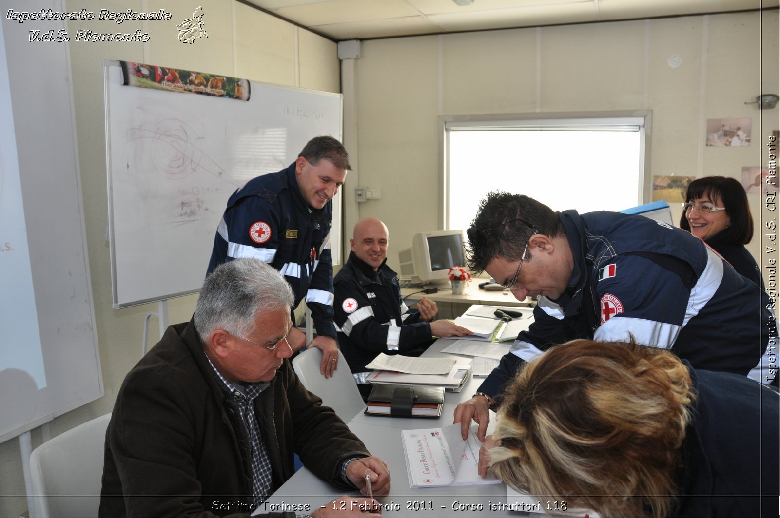 Settimo Torinese  - 12 Febbraio 2011 - Corso istruttori 118 -  Croce Rossa Italiana - Ispettorato Regionale Volontari del Soccorso Piemonte