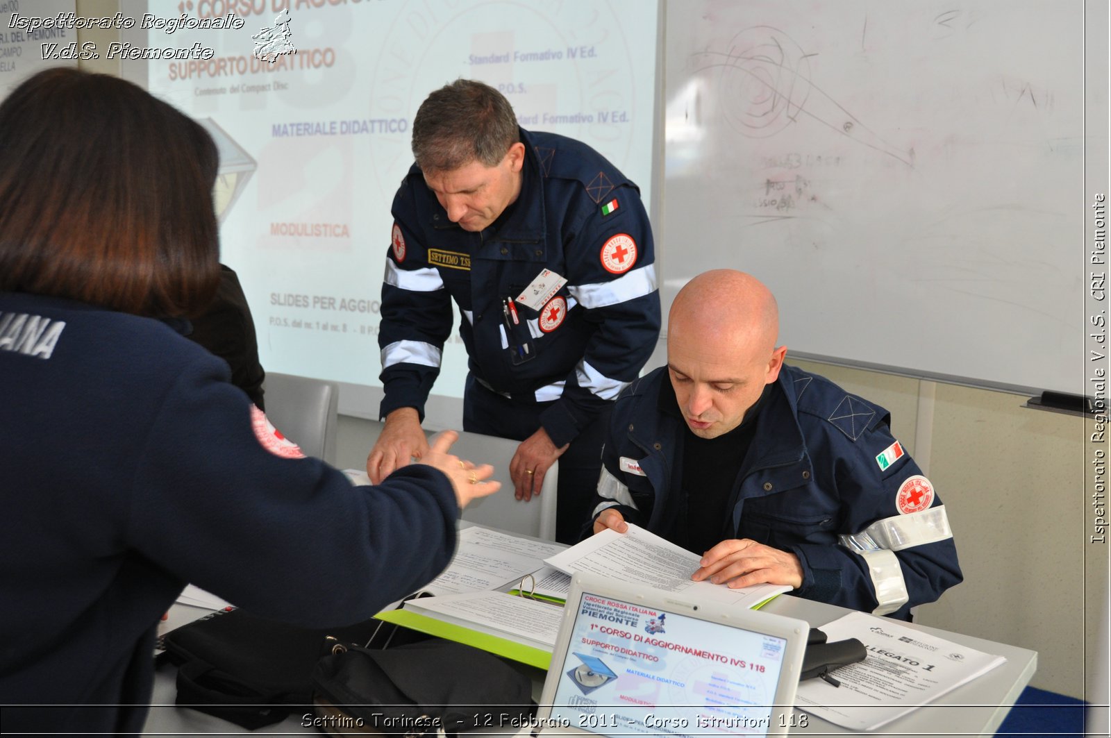 Settimo Torinese  - 12 Febbraio 2011 - Corso istruttori 118 -  Croce Rossa Italiana - Ispettorato Regionale Volontari del Soccorso Piemonte