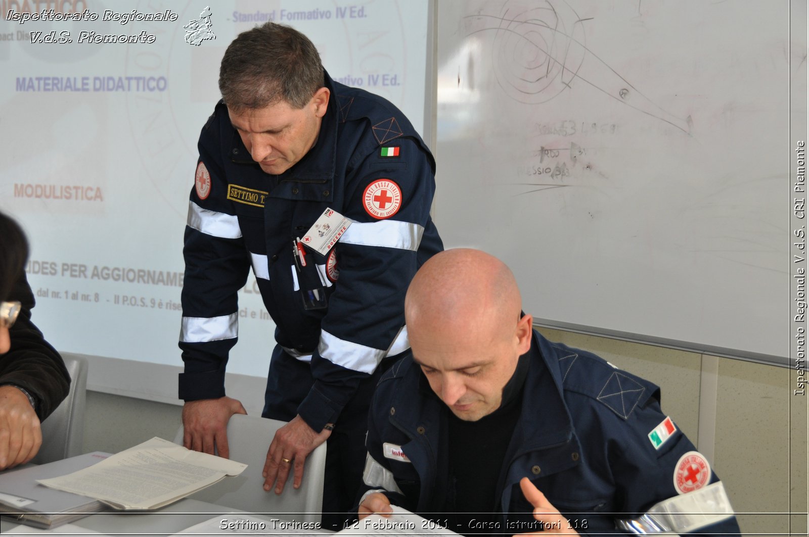 Settimo Torinese  - 12 Febbraio 2011 - Corso istruttori 118 -  Croce Rossa Italiana - Ispettorato Regionale Volontari del Soccorso Piemonte