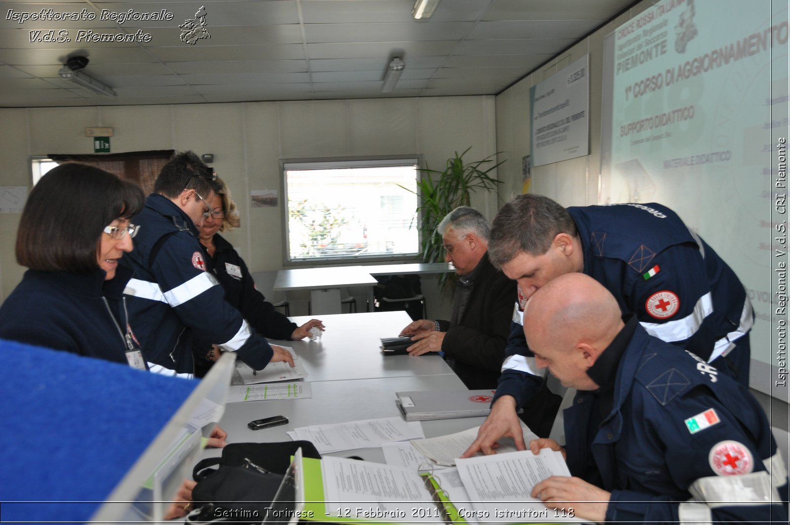 Settimo Torinese  - 12 Febbraio 2011 - Corso istruttori 118 -  Croce Rossa Italiana - Ispettorato Regionale Volontari del Soccorso Piemonte