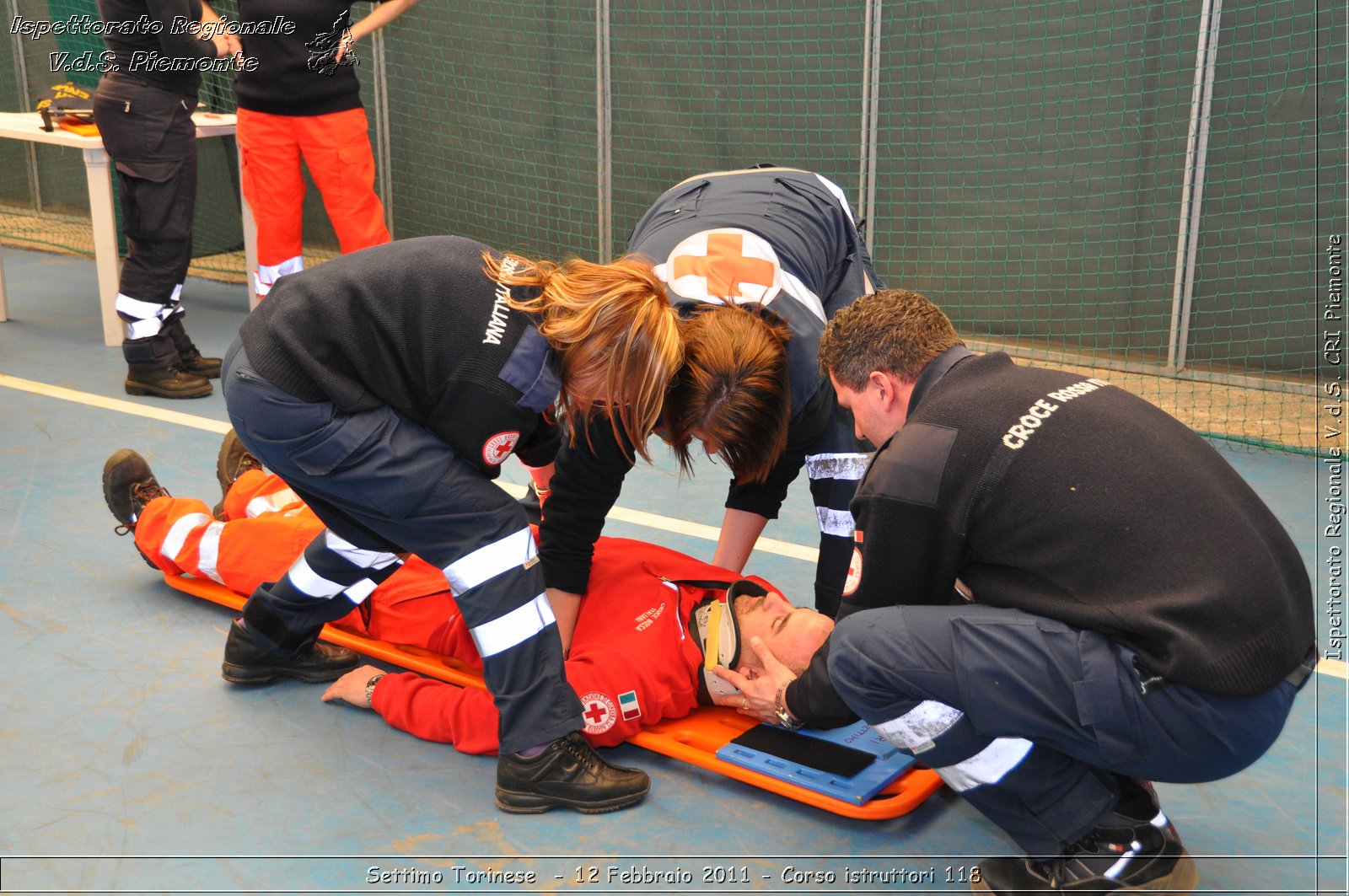 Settimo Torinese  - 12 Febbraio 2011 - Corso istruttori 118 -  Croce Rossa Italiana - Ispettorato Regionale Volontari del Soccorso Piemonte