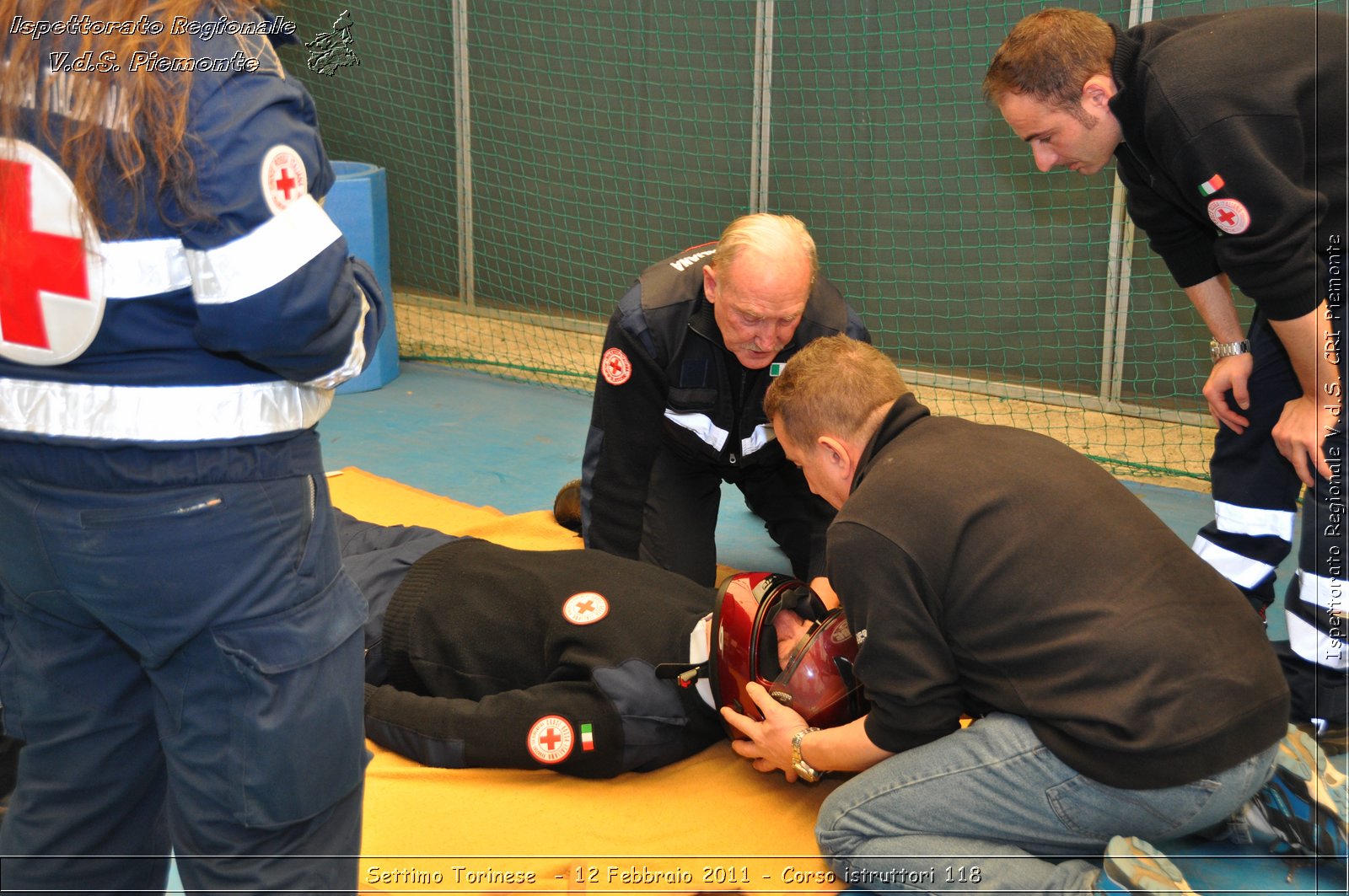 Settimo Torinese  - 12 Febbraio 2011 - Corso istruttori 118 -  Croce Rossa Italiana - Ispettorato Regionale Volontari del Soccorso Piemonte