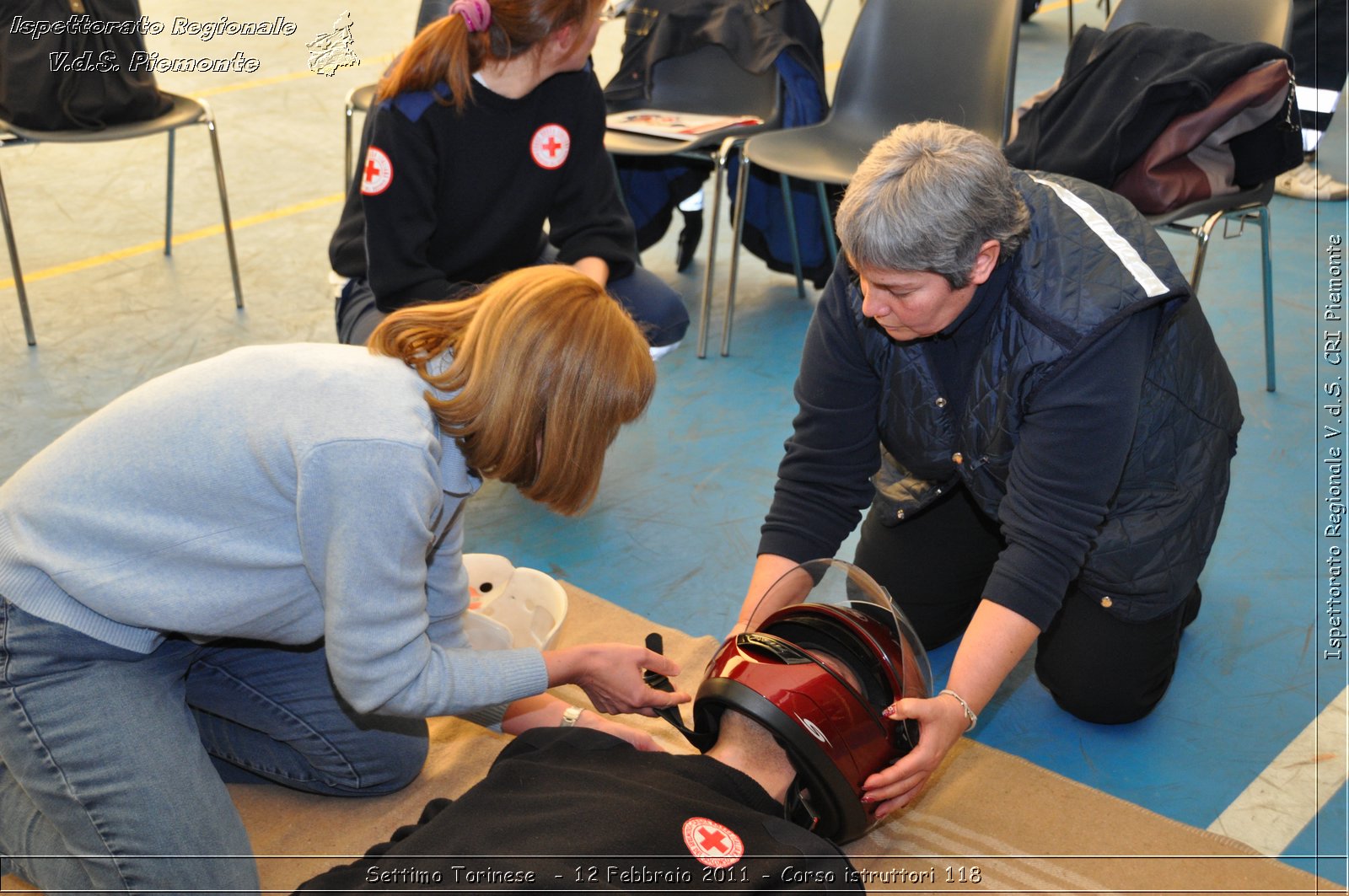 Settimo Torinese  - 12 Febbraio 2011 - Corso istruttori 118 -  Croce Rossa Italiana - Ispettorato Regionale Volontari del Soccorso Piemonte